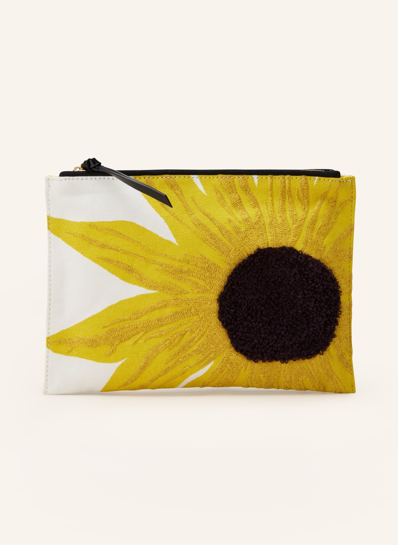 INOUI EDITIONS Pouch, Color: WHITE/ YELLOW (Image 1)