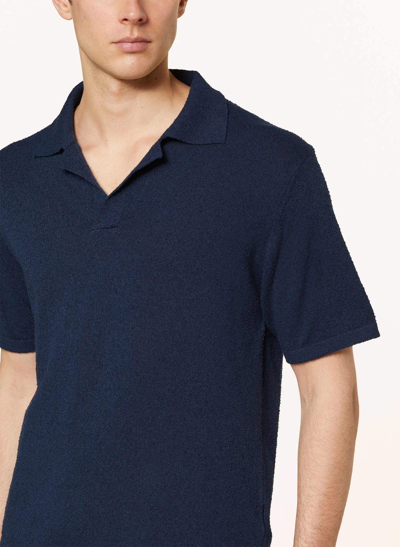 DANIELE FIESOLI Polo shirt, Color: DARK BLUE (Image 4)