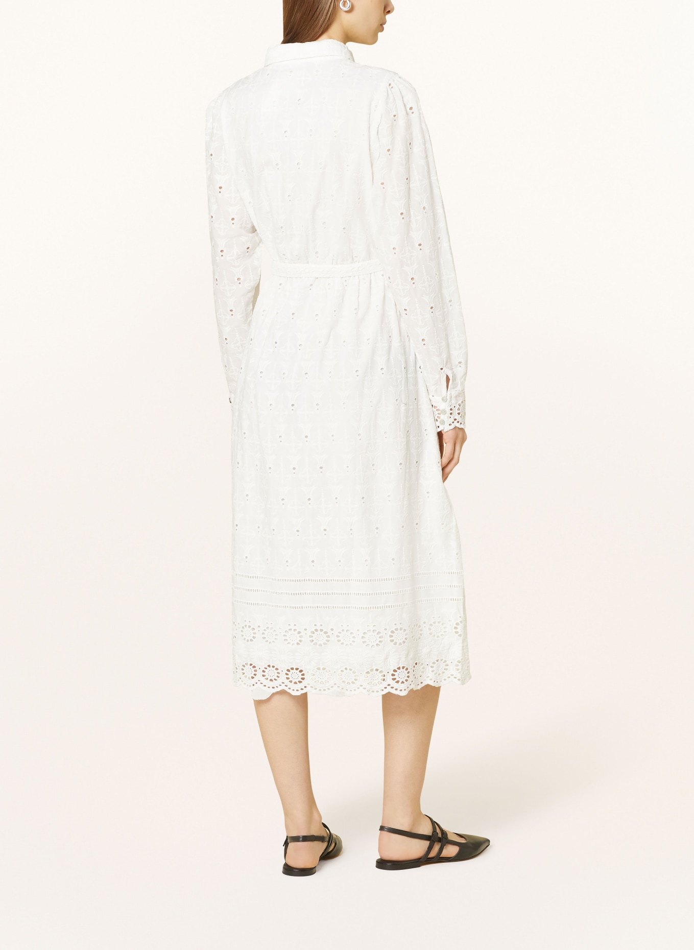 ROUGE VILA Shirt dress made of lace, Color: WHITE (Image 3)