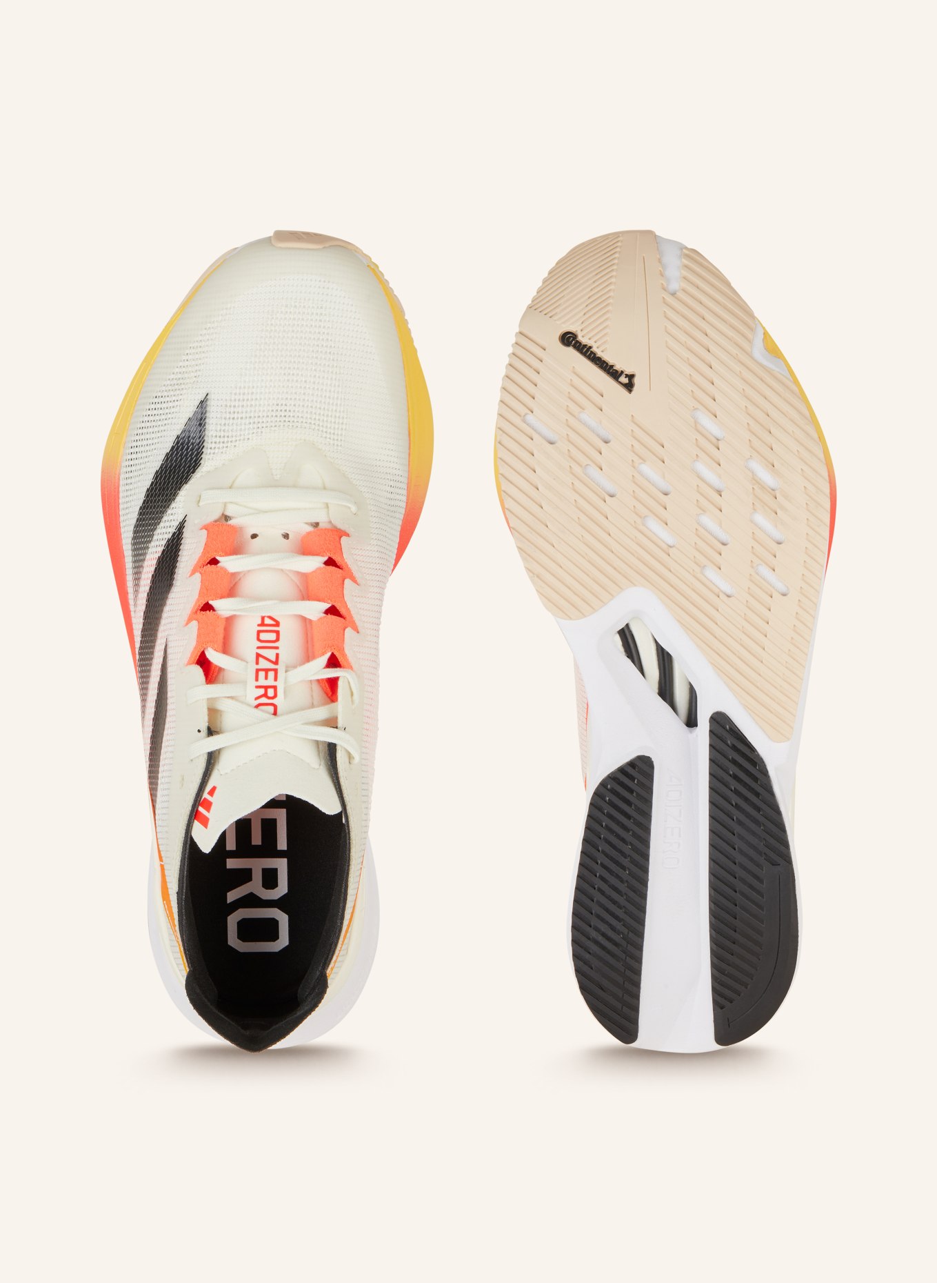 adidas Running shoes ADIZERO BOSTON 12, Color: CREAM/ RED/ DARK YELLOW (Image 5)