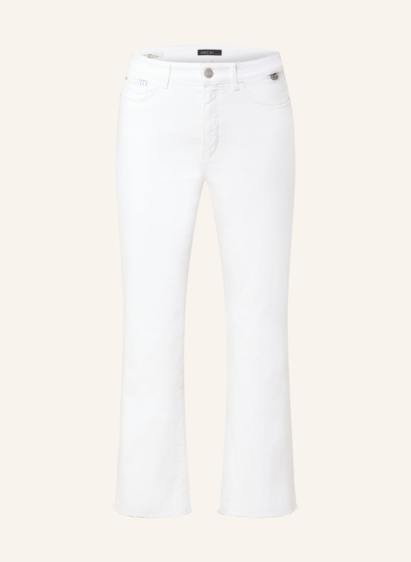 MARC CAIN 7/8 jeans, Color: WHITE (Image 1)