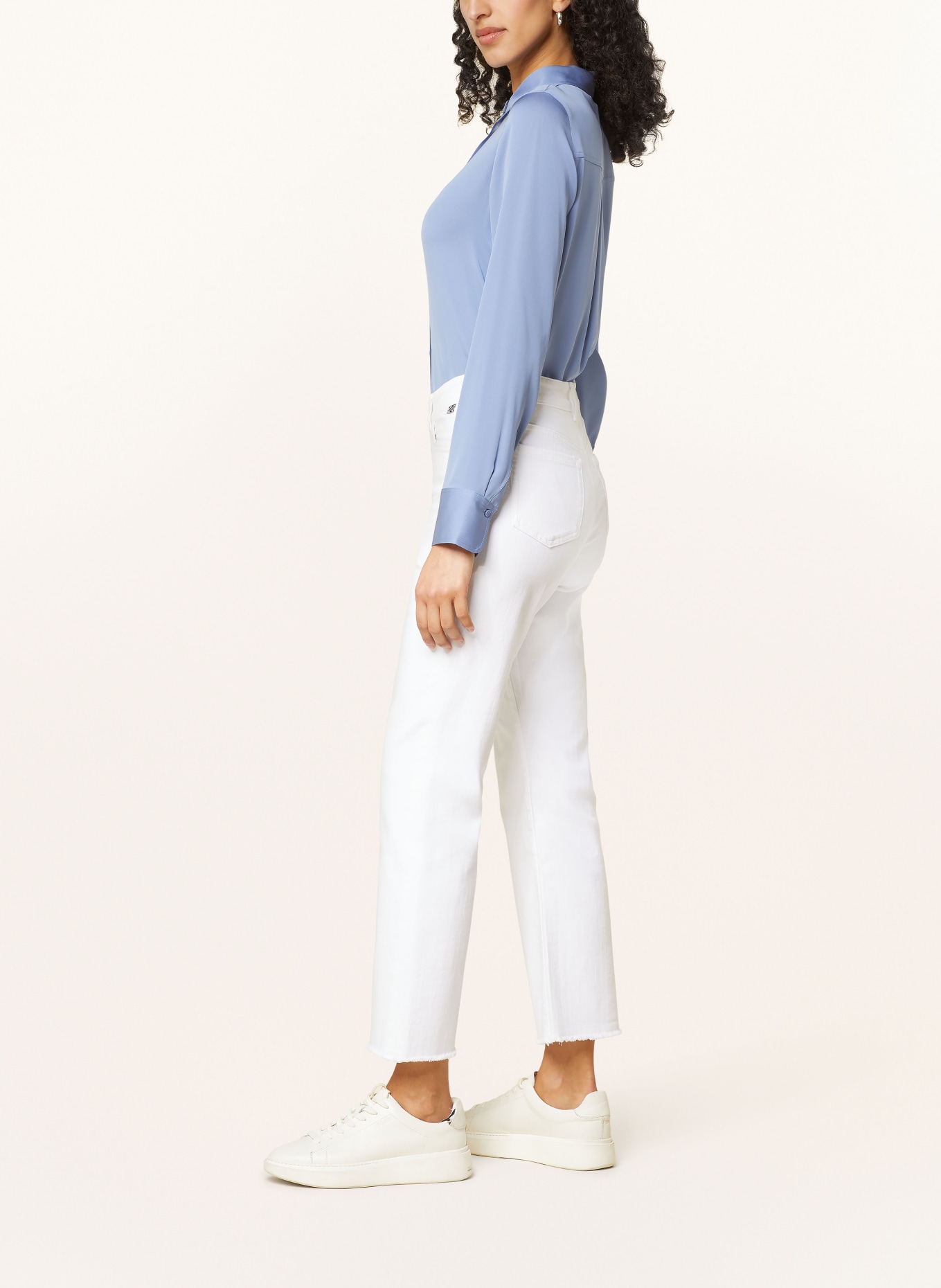 MARC CAIN 7/8 jeans, Color: WHITE (Image 4)
