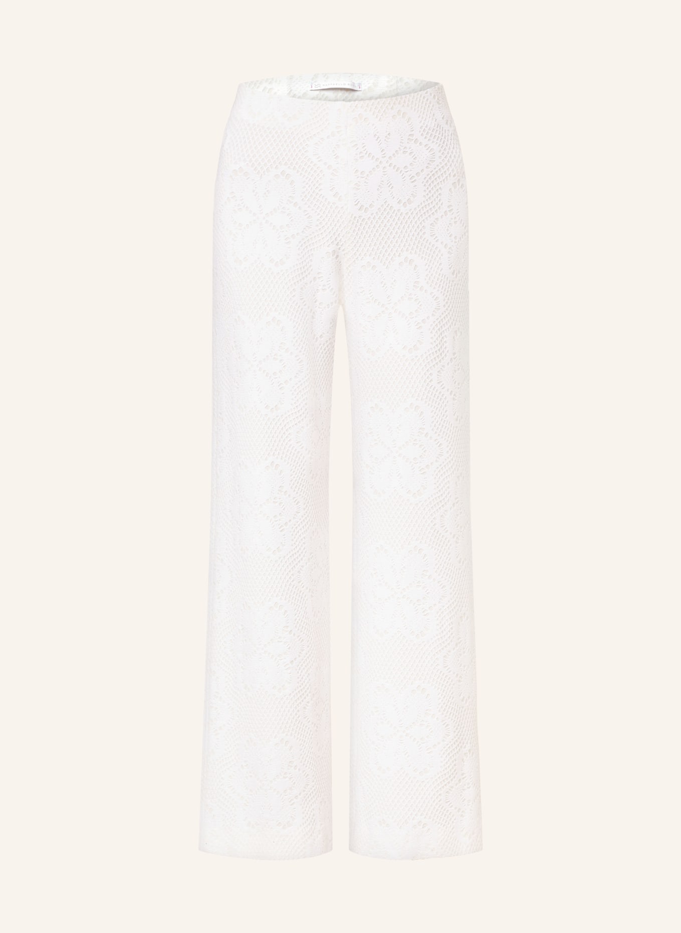 RAFFAELLO ROSSI Wide leg trousers ELAINE, Color: WHITE (Image 1)