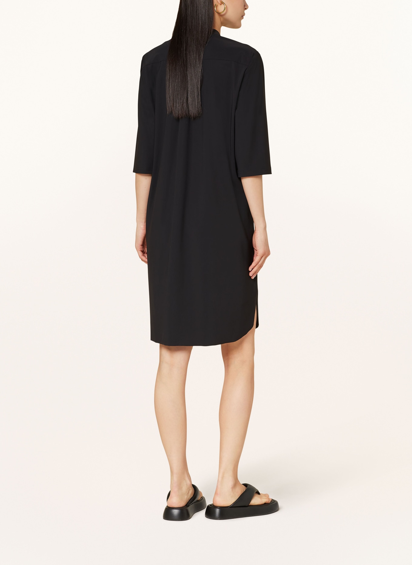 RAFFAELLO ROSSI Dress AMBRA with 3/4 sleeves, Color: BLACK (Image 3)