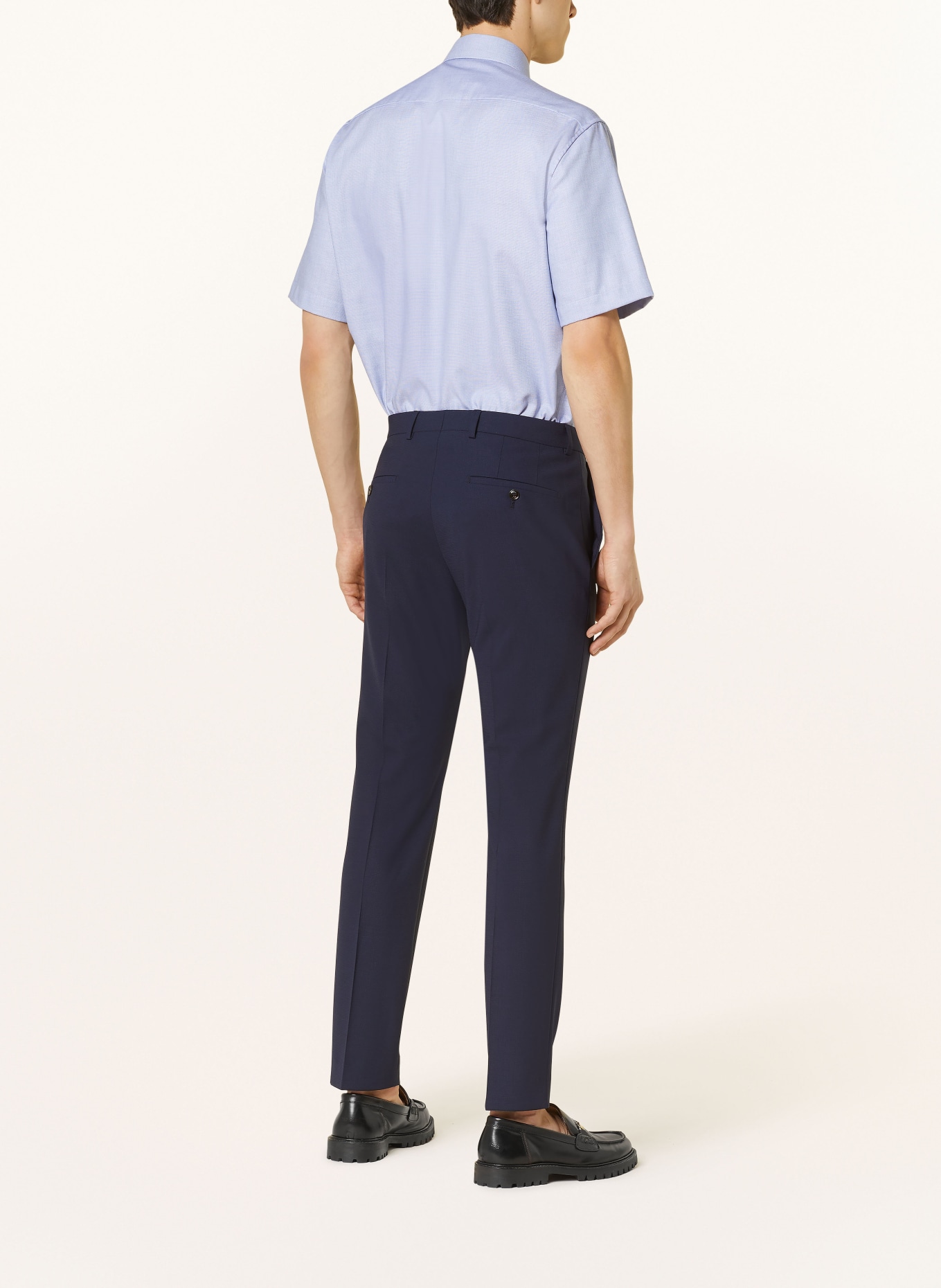 ETERNA Koszula z krótkim rękawem comfort fit, Kolor: GRANATOWY (Obrazek 3)