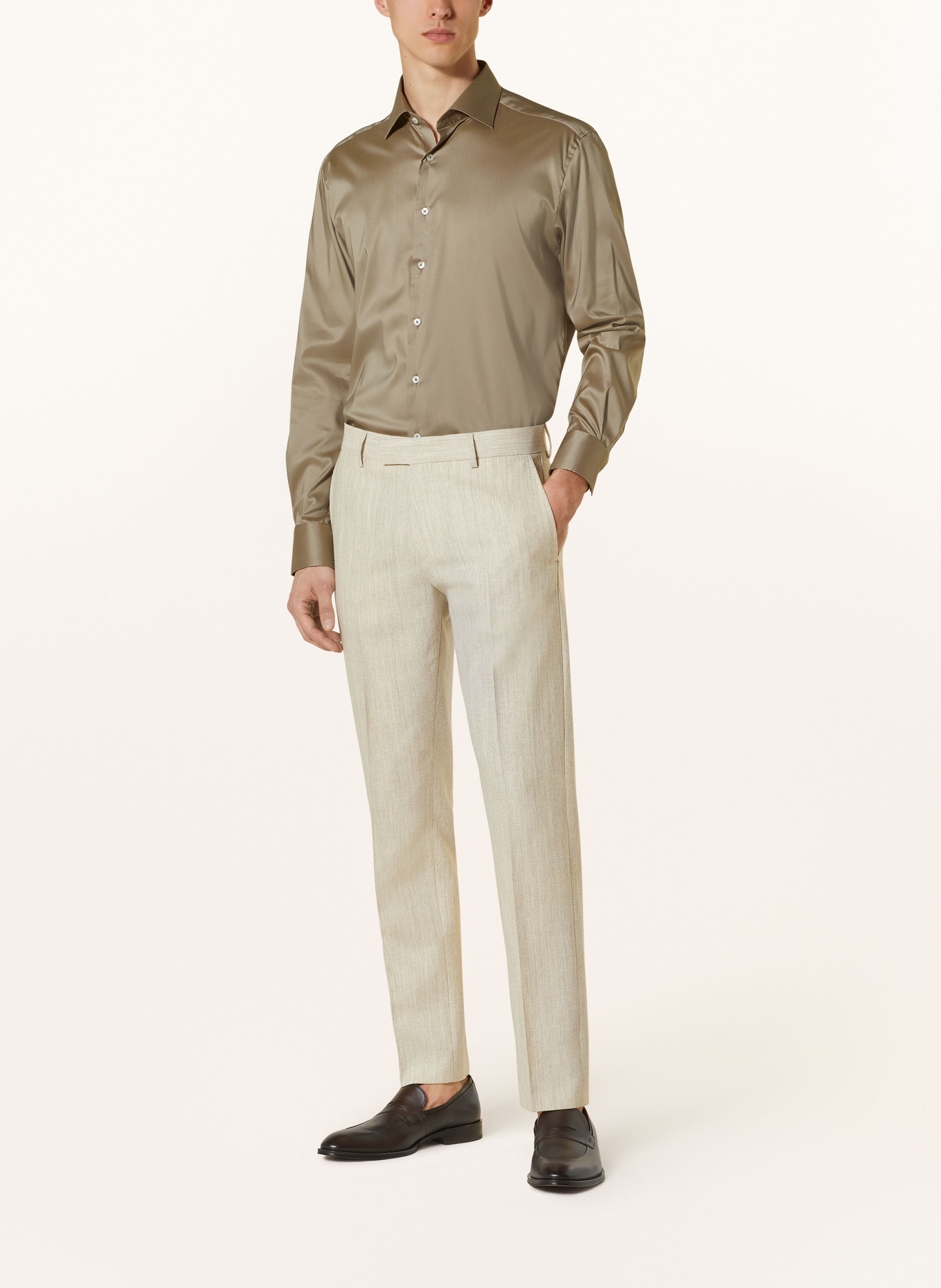 ETERNA Shirt modern fit, Color: BROWN (Image 2)