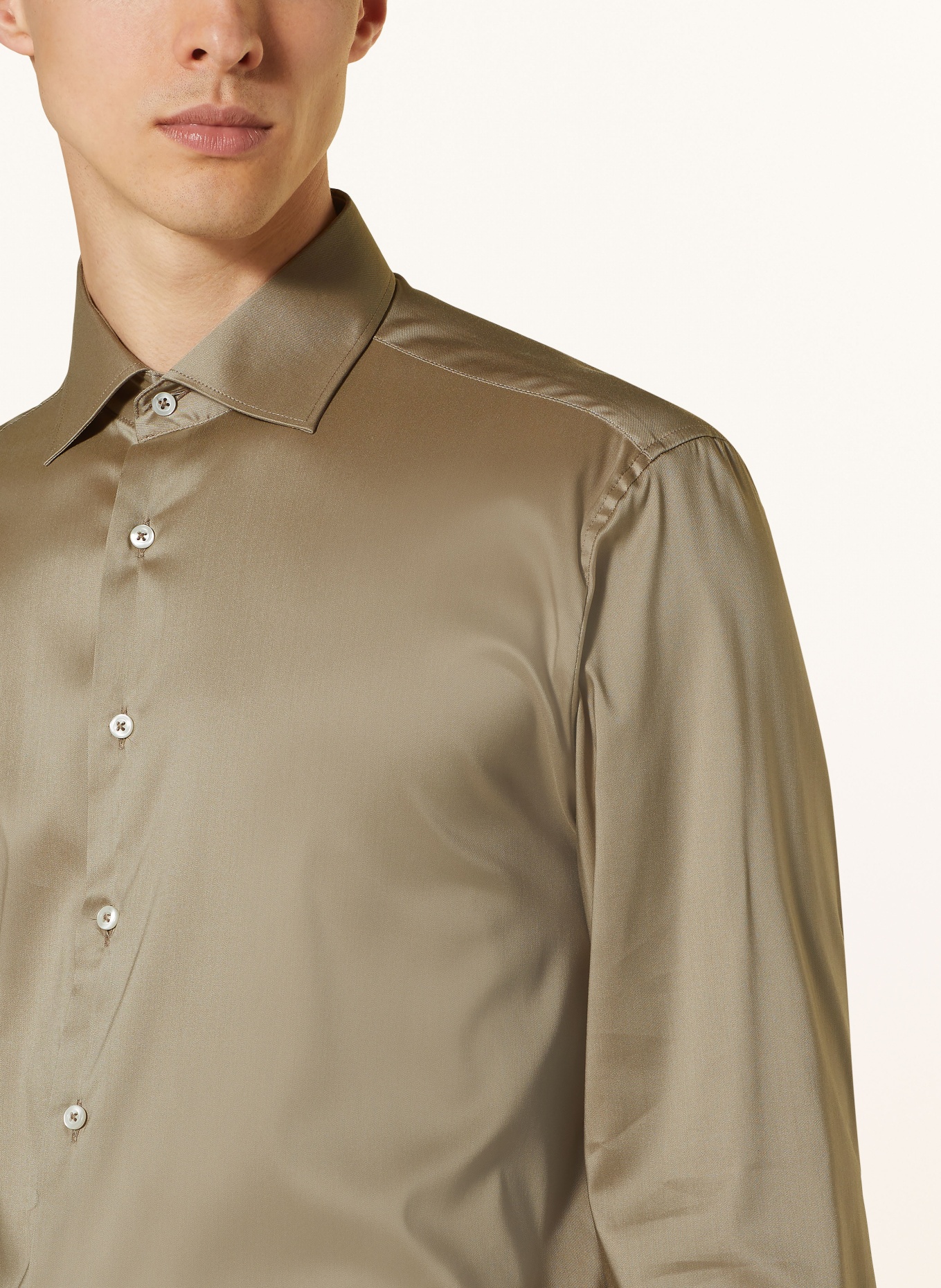 ETERNA Hemd Modern Fit, Farbe: BRAUN (Bild 4)