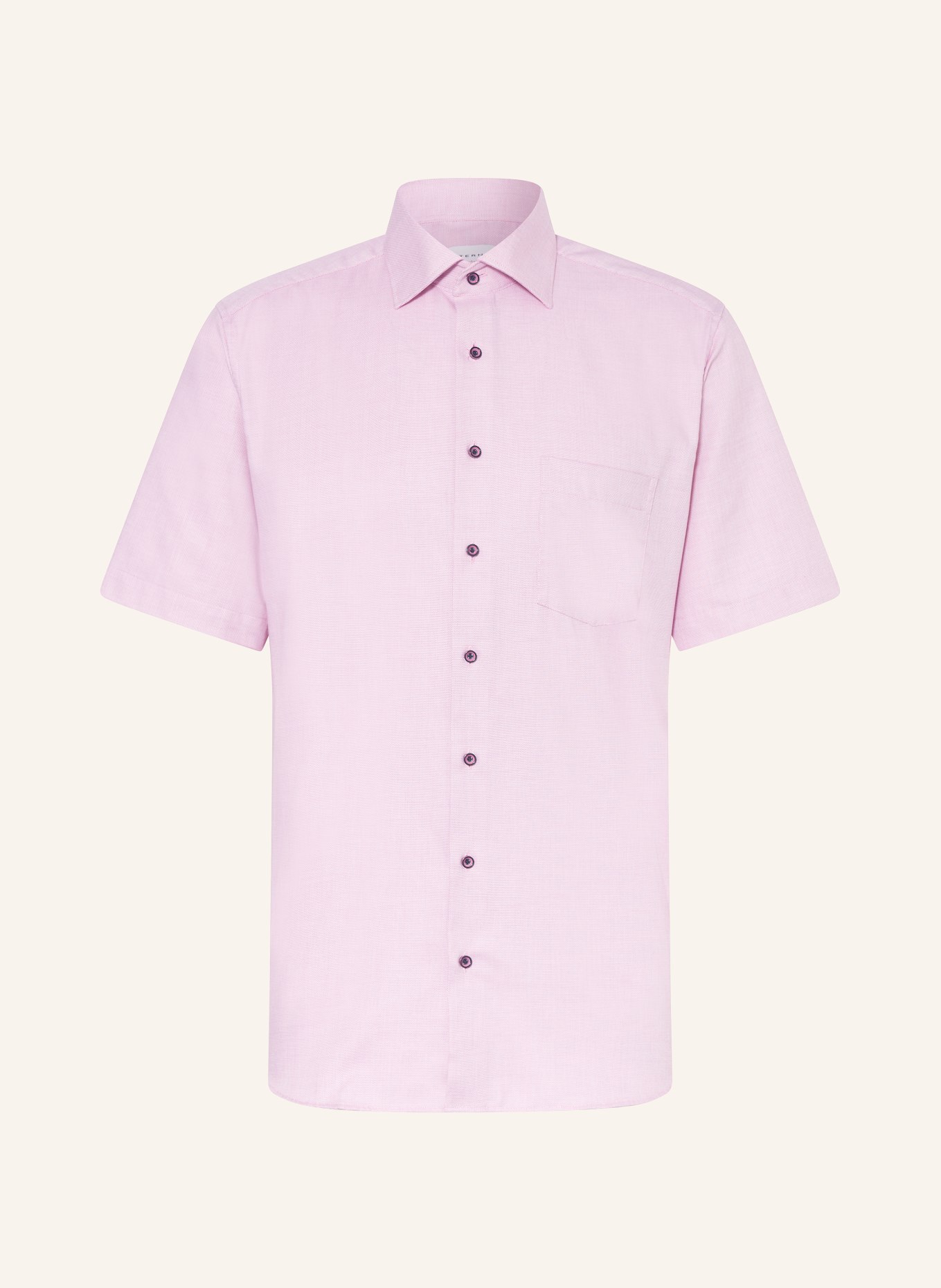ETERNA Koszula z krótkim rękawem comfort fit, Kolor: RÓŻOWY (Obrazek 1)