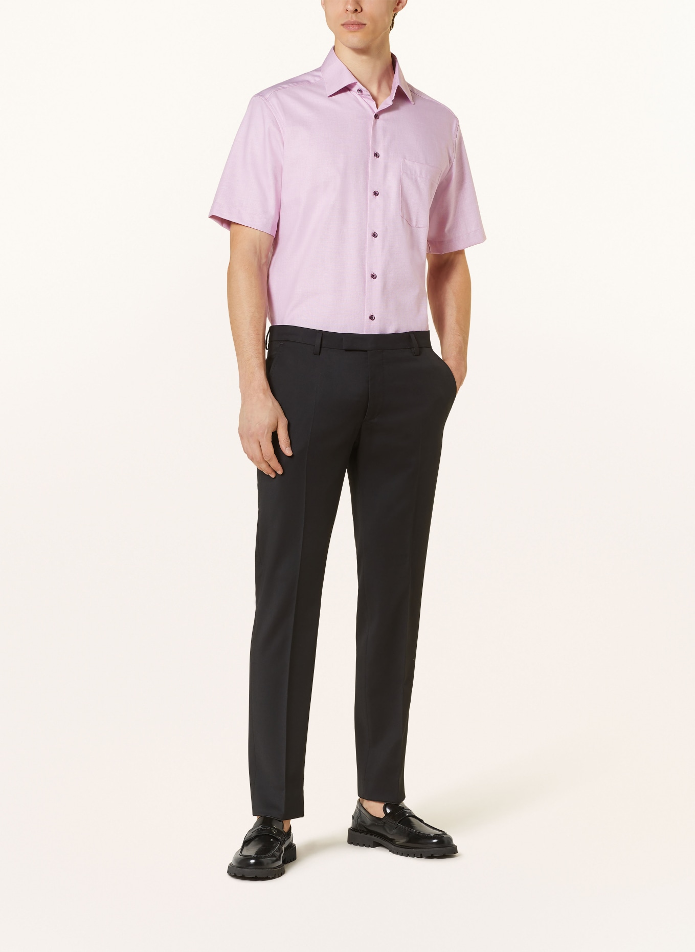 ETERNA Short sleeve shirt comfort fit, Color: PINK (Image 2)
