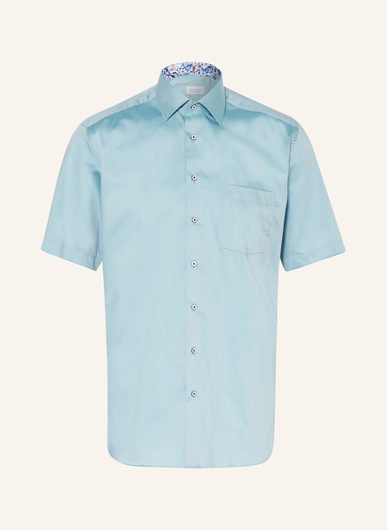 ETERNA Short sleeve shirt modern fit, Color: MINT (Image 1)