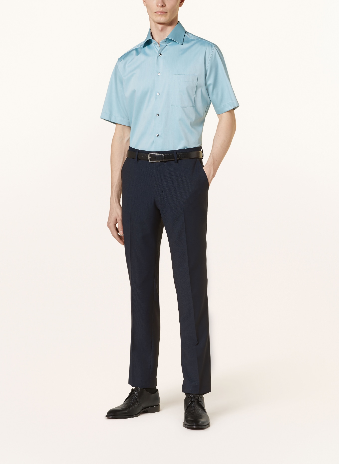 ETERNA Short sleeve shirt modern fit, Color: MINT (Image 2)