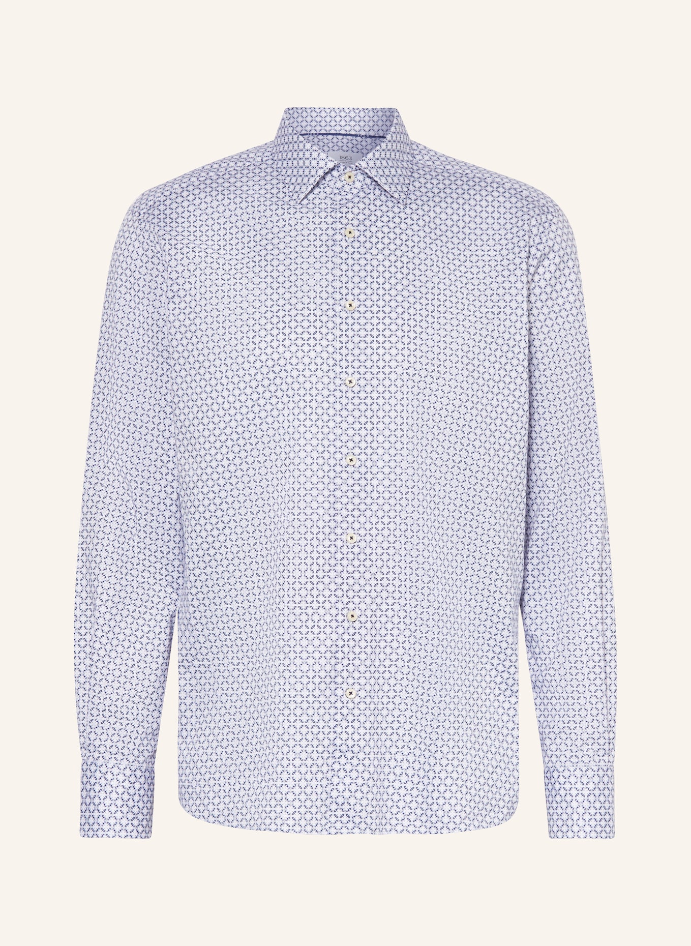 ETERNA 1863 Shirt modern fit, Color: DARK BLUE/ WHITE/ LIGHT GRAY (Image 1)