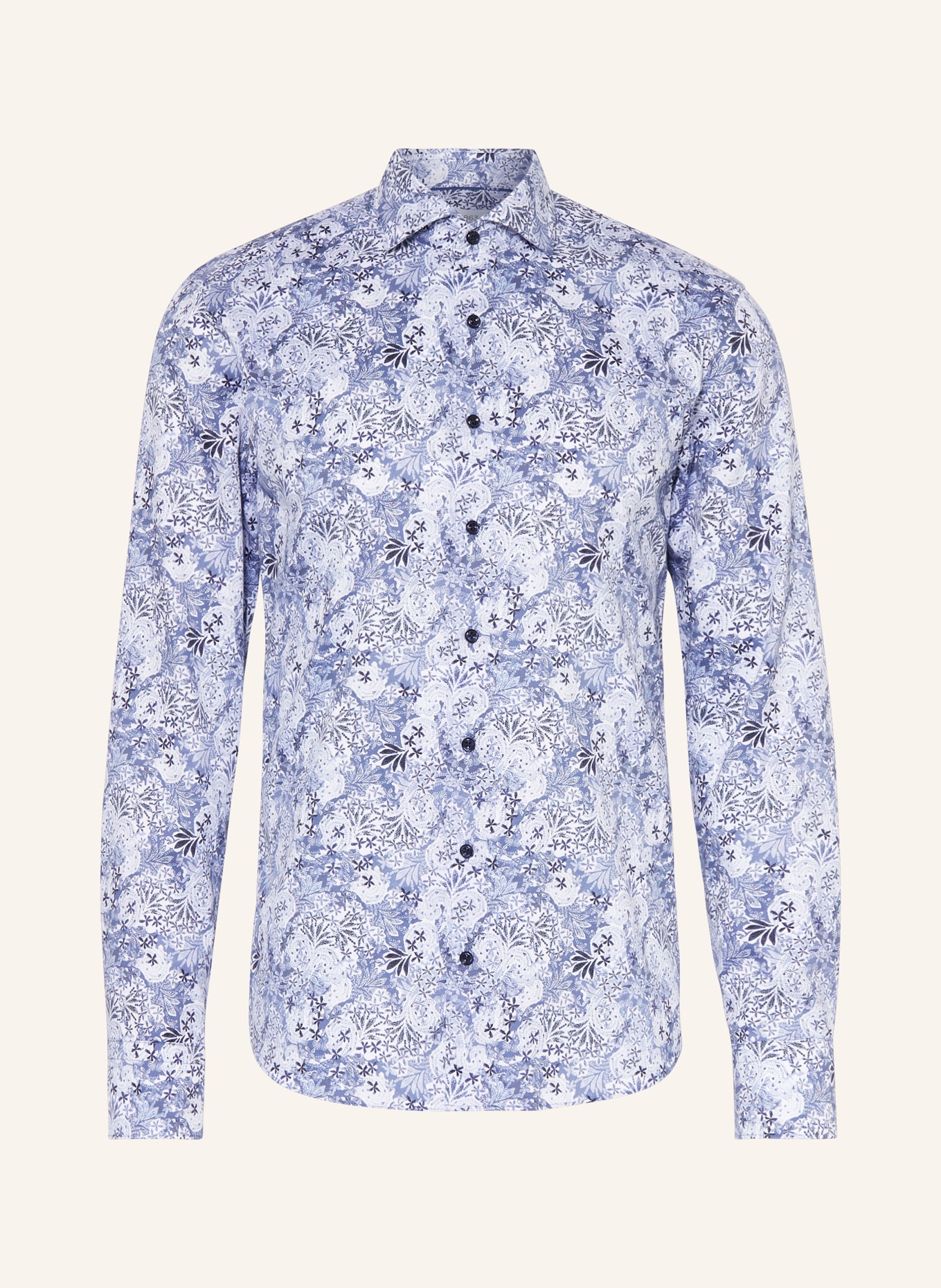 ETERNA 1863 Shirt slim fit, Color: DARK BLUE/ LIGHT BLUE/ WHITE (Image 1)