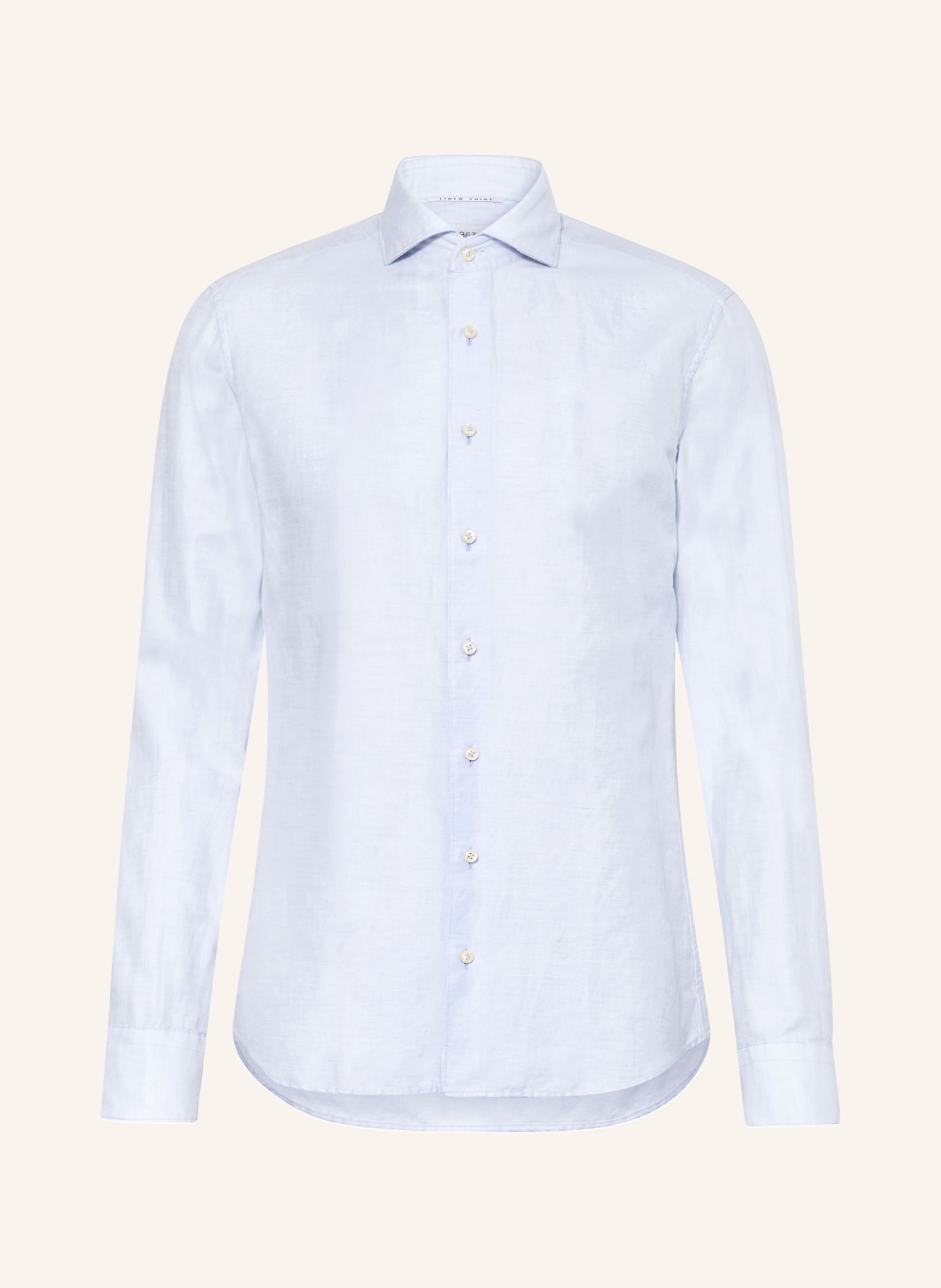 ETERNA 1863 Shirt slim fit with linen, Color: LIGHT BLUE (Image 1)