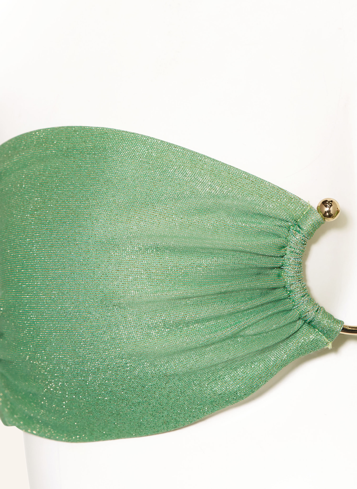 GUESS Bandeau-Bikini-Top mit Glitzergarn, Farbe: HELLGRÜN (Bild 6)
