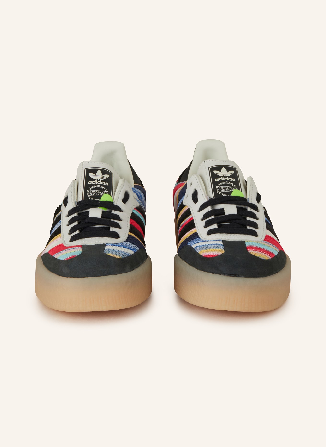 adidas Originals Sneaker SAMBAE × KSENIASCHNAIDER, Farbe: SCHWARZ/ DUNKELBLAU/ GELB (Bild 3)