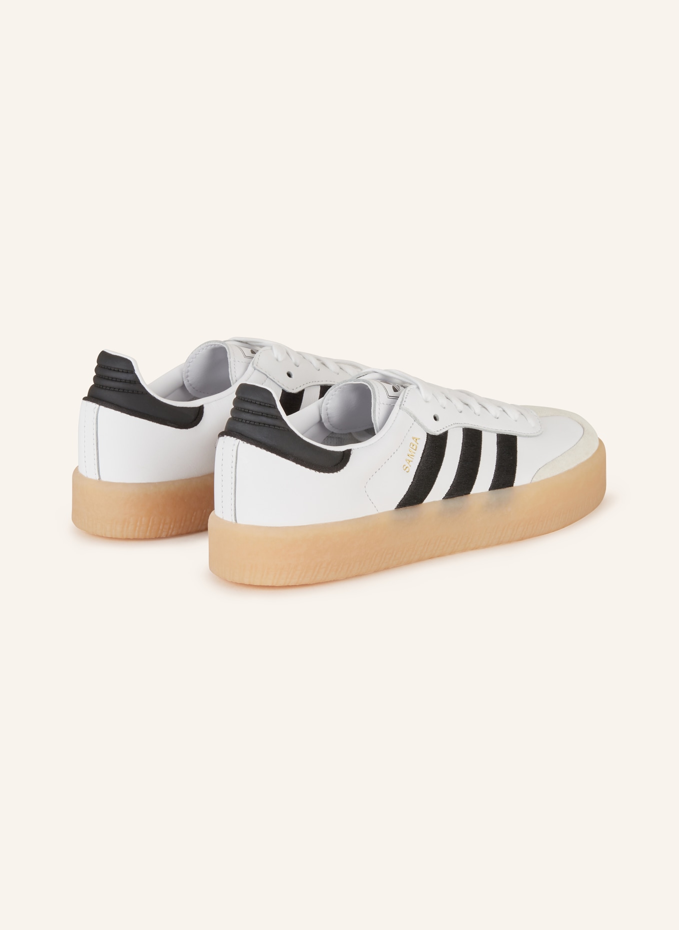 adidas Originals Sneaker SAMBAE, Farbe: WEISS/ SCHWARZ (Bild 3)