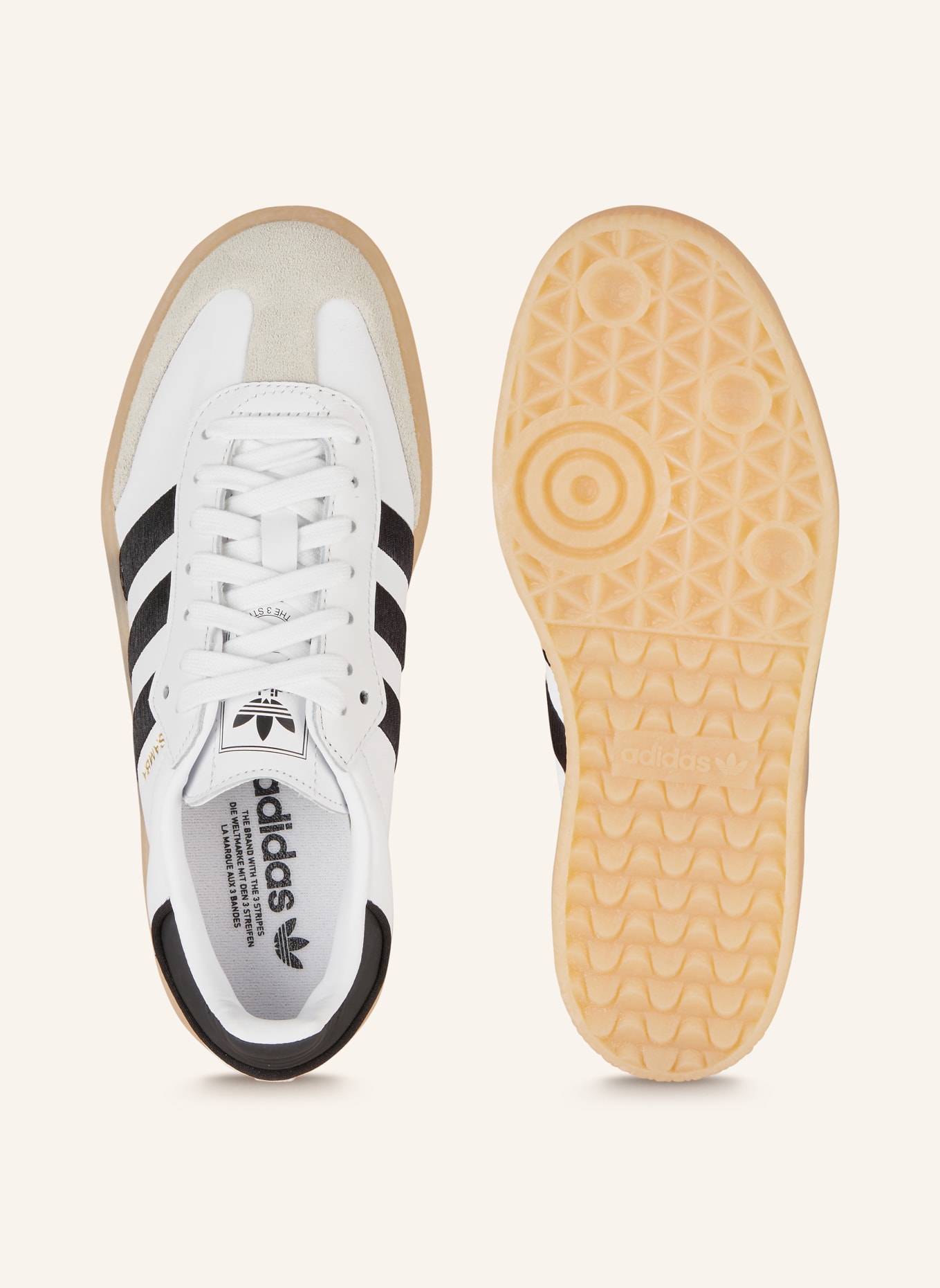 adidas Originals Sneaker SAMBAE, Farbe: WEISS/ SCHWARZ (Bild 5)