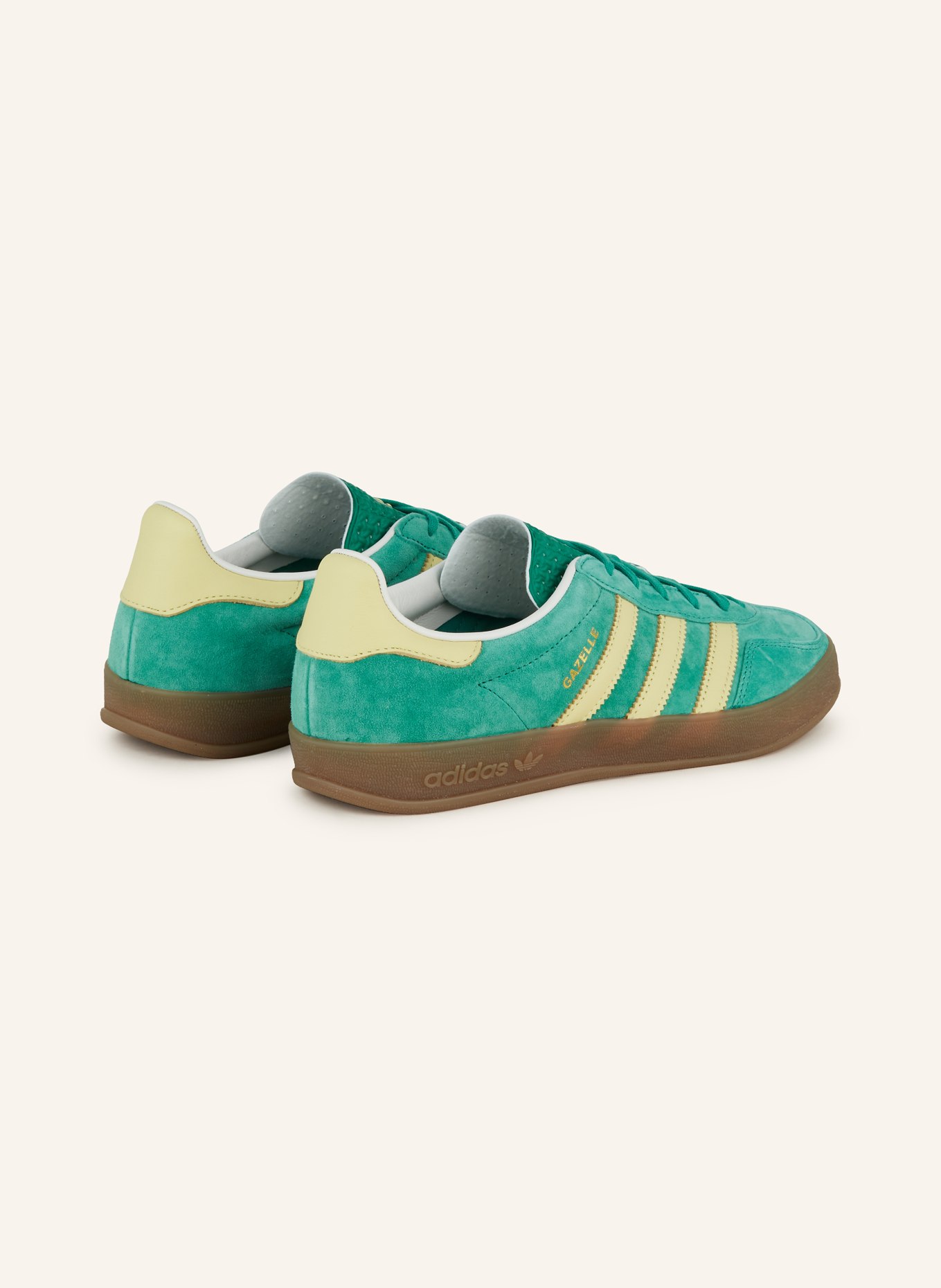adidas Originals Sneaker GAZELLE INDOOR, Farbe: GRÜN/ GELB (Bild 2)