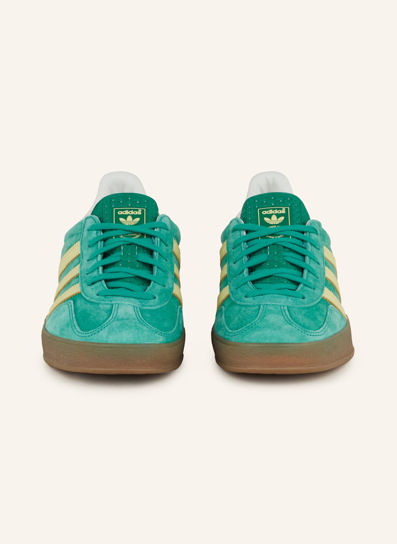 adidas Originals Sneaker GAZELLE INDOOR, Farbe: GRÜN/ GELB (Bild 3)