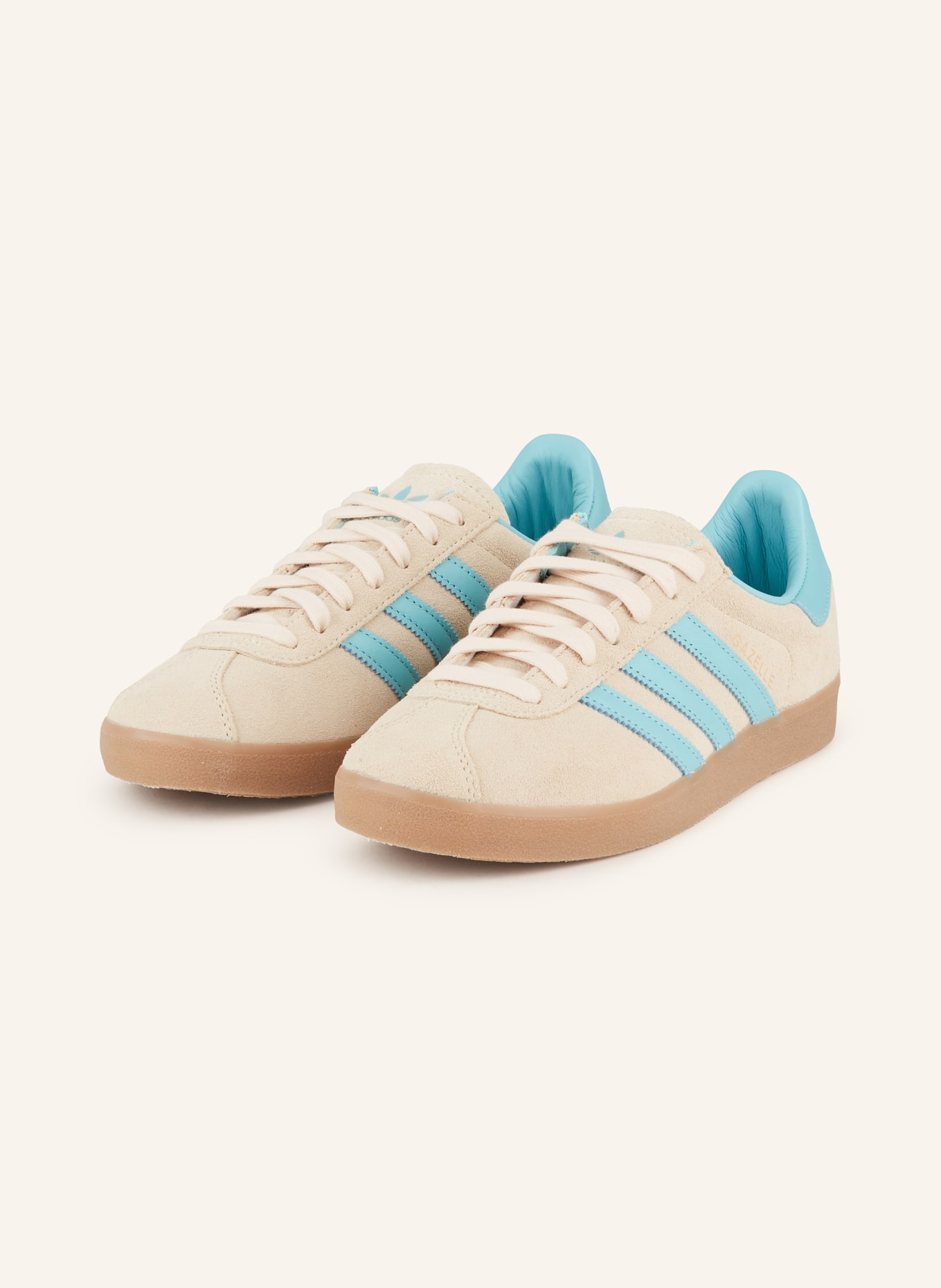 adidas Originals Sneaker GAZELLE 85, Farbe: CREME/ TÜRKIS (Bild 1)
