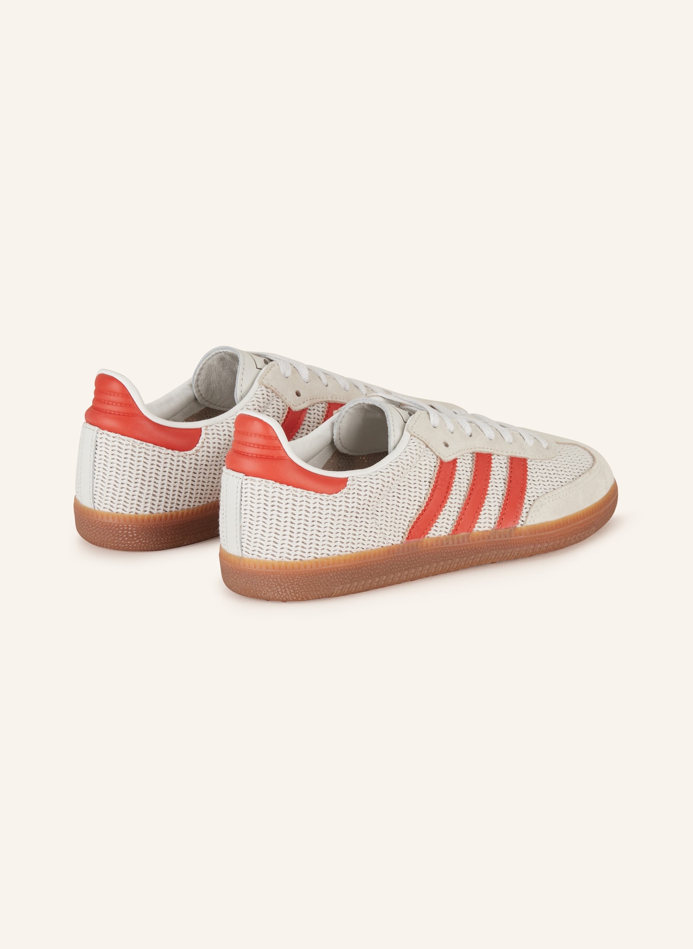adidas Originals Sneakersy SAMBA OG, Kolor: BIAŁY/ CZERWONY (Obrazek 2)