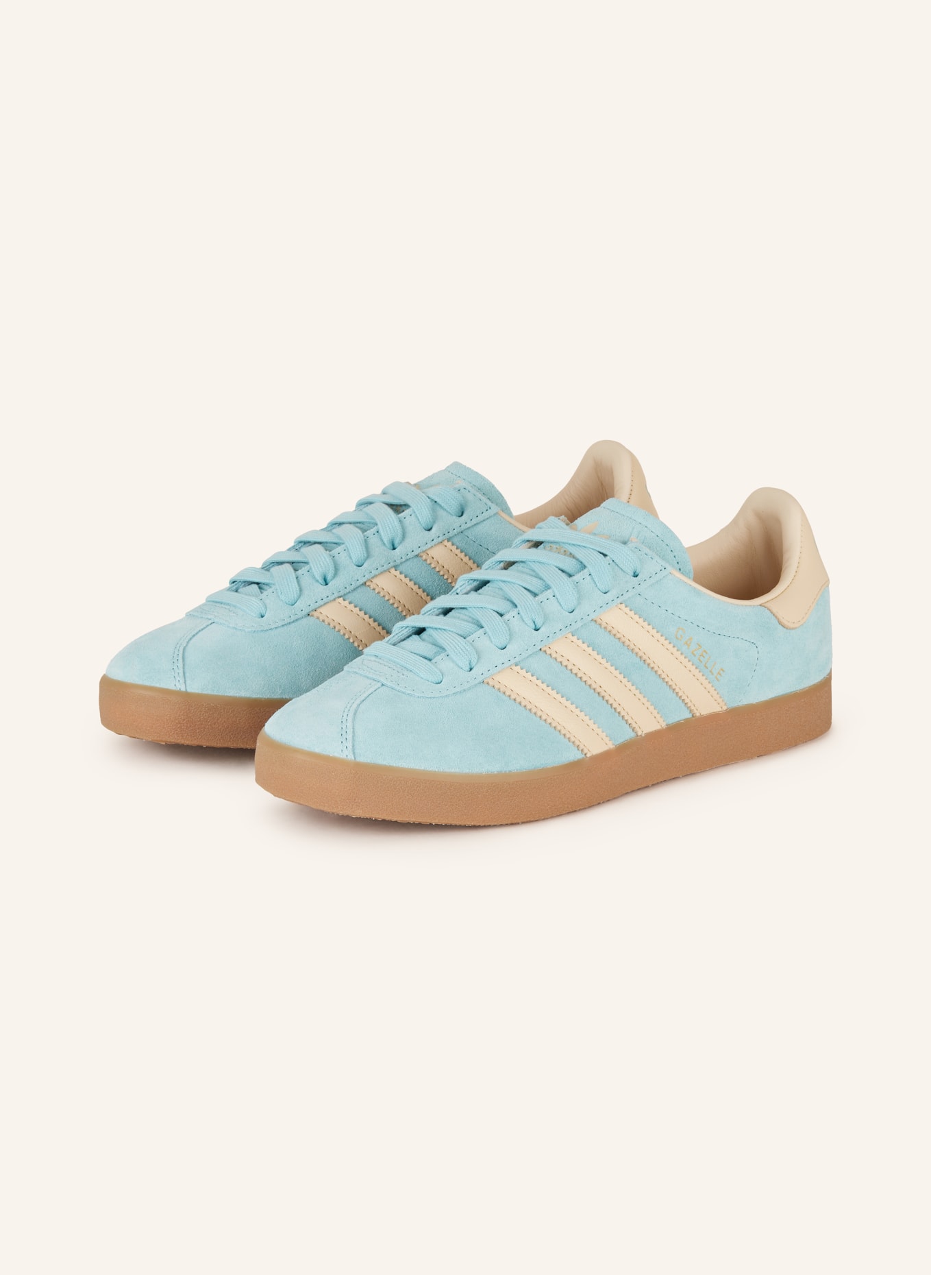 adidas Originals Sneakers GAZELLE 85, Color: TURQUOISE/ LIGHT BROWN (Image 1)