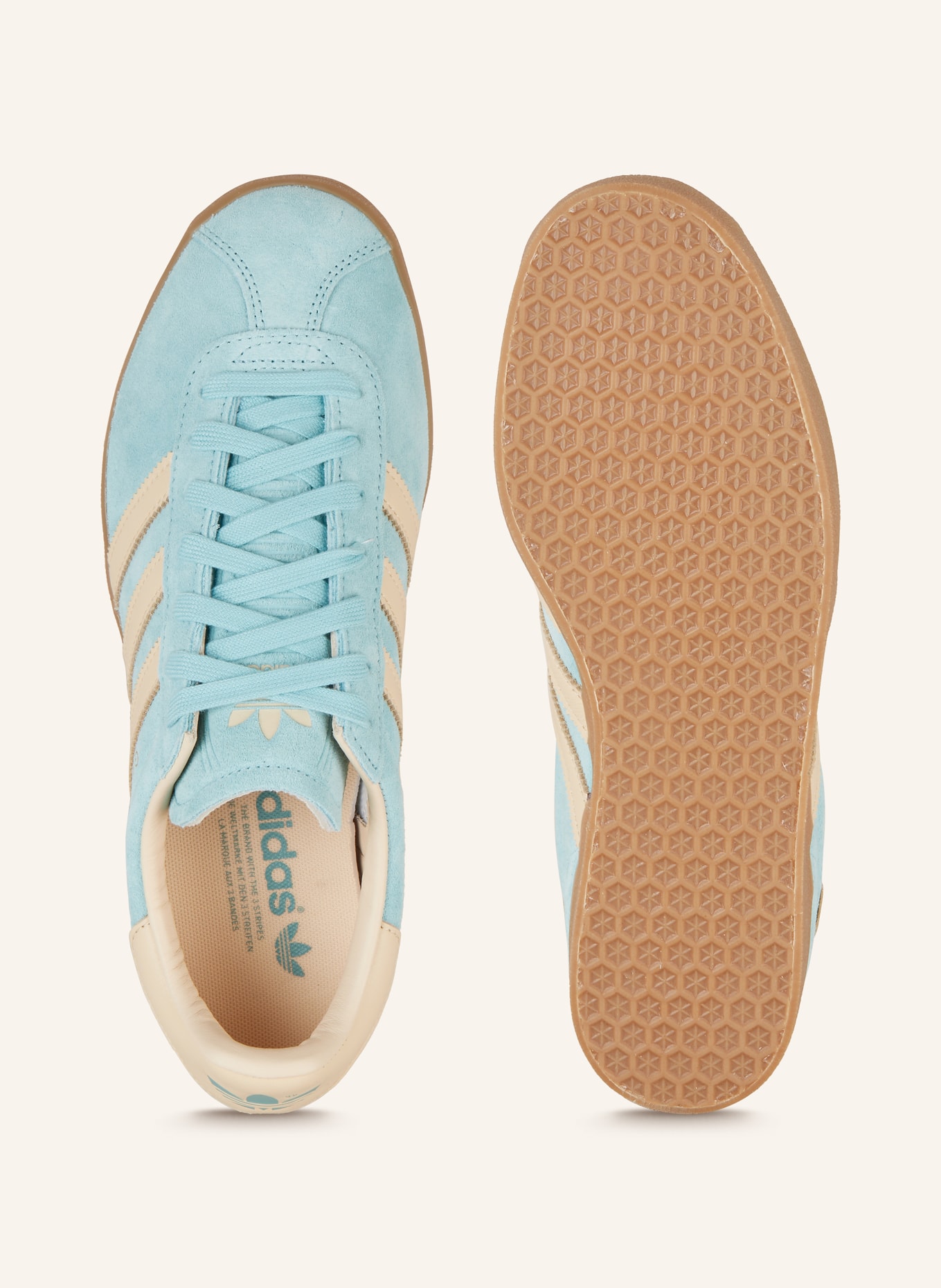 adidas Originals Sneakers GAZELLE 85, Color: TURQUOISE/ LIGHT BROWN (Image 5)