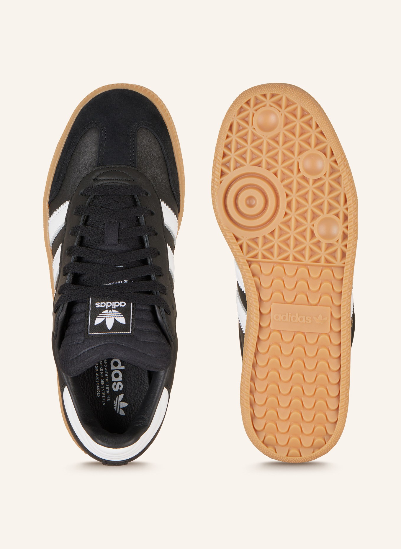 adidas Originals Sneakers SAMBA XLG, Color: BLACK/ WHITE (Image 5)