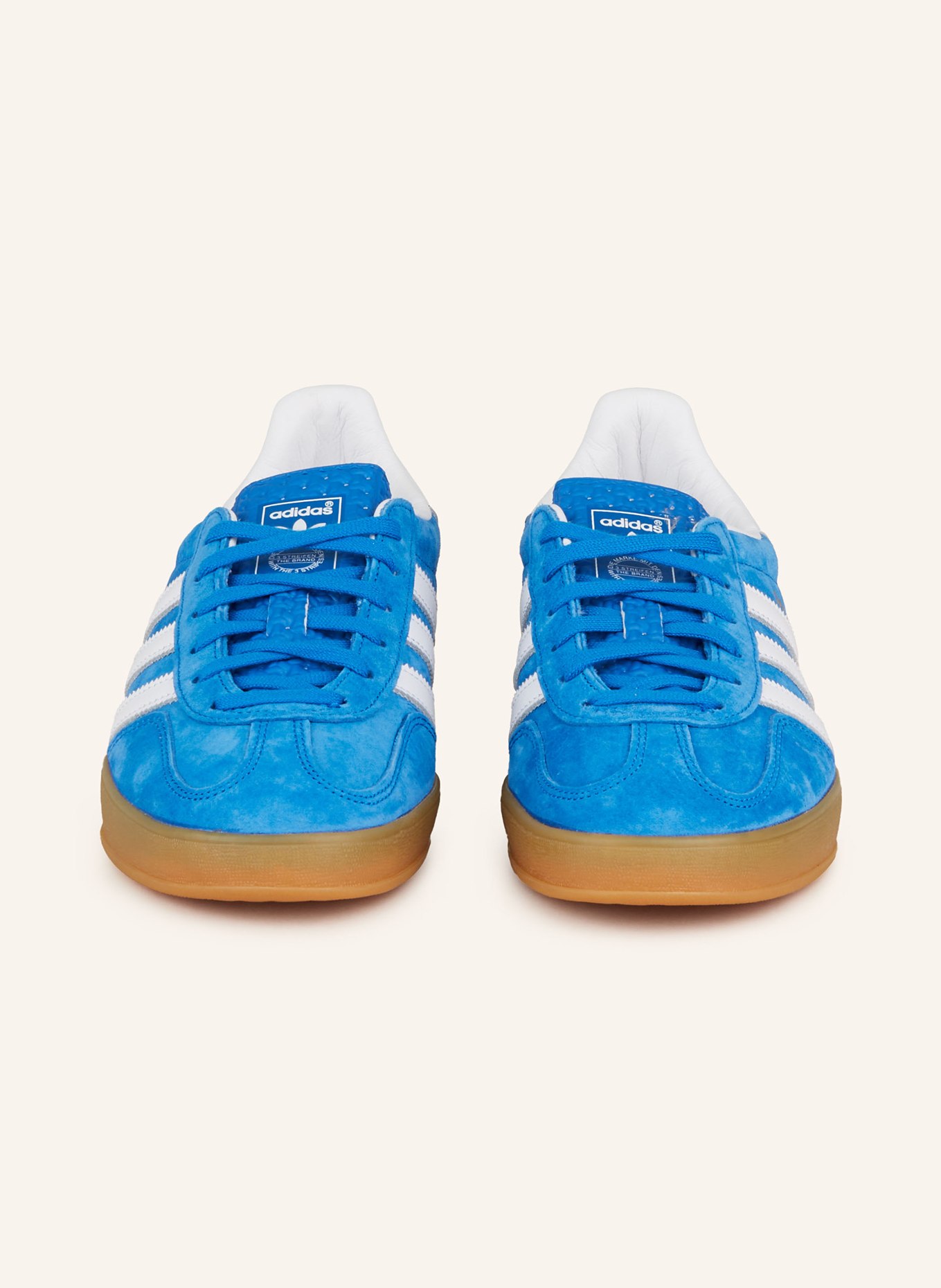 adidas Originals Sneaker GAZELLE INDOOR, Farbe: HELLBLAU/ WEISS (Bild 3)
