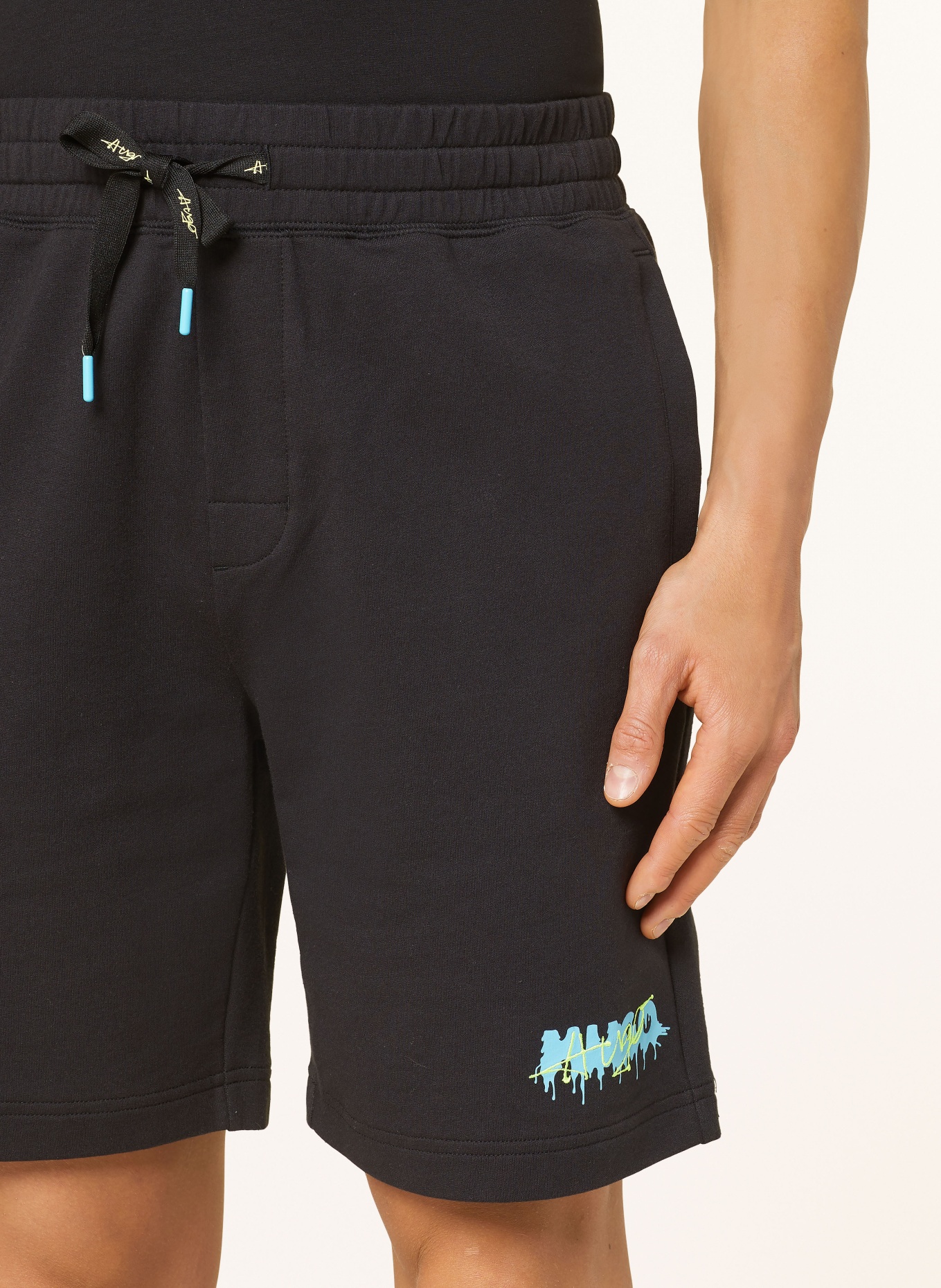 HUGO Sweat shorts, Color: BLACK (Image 5)
