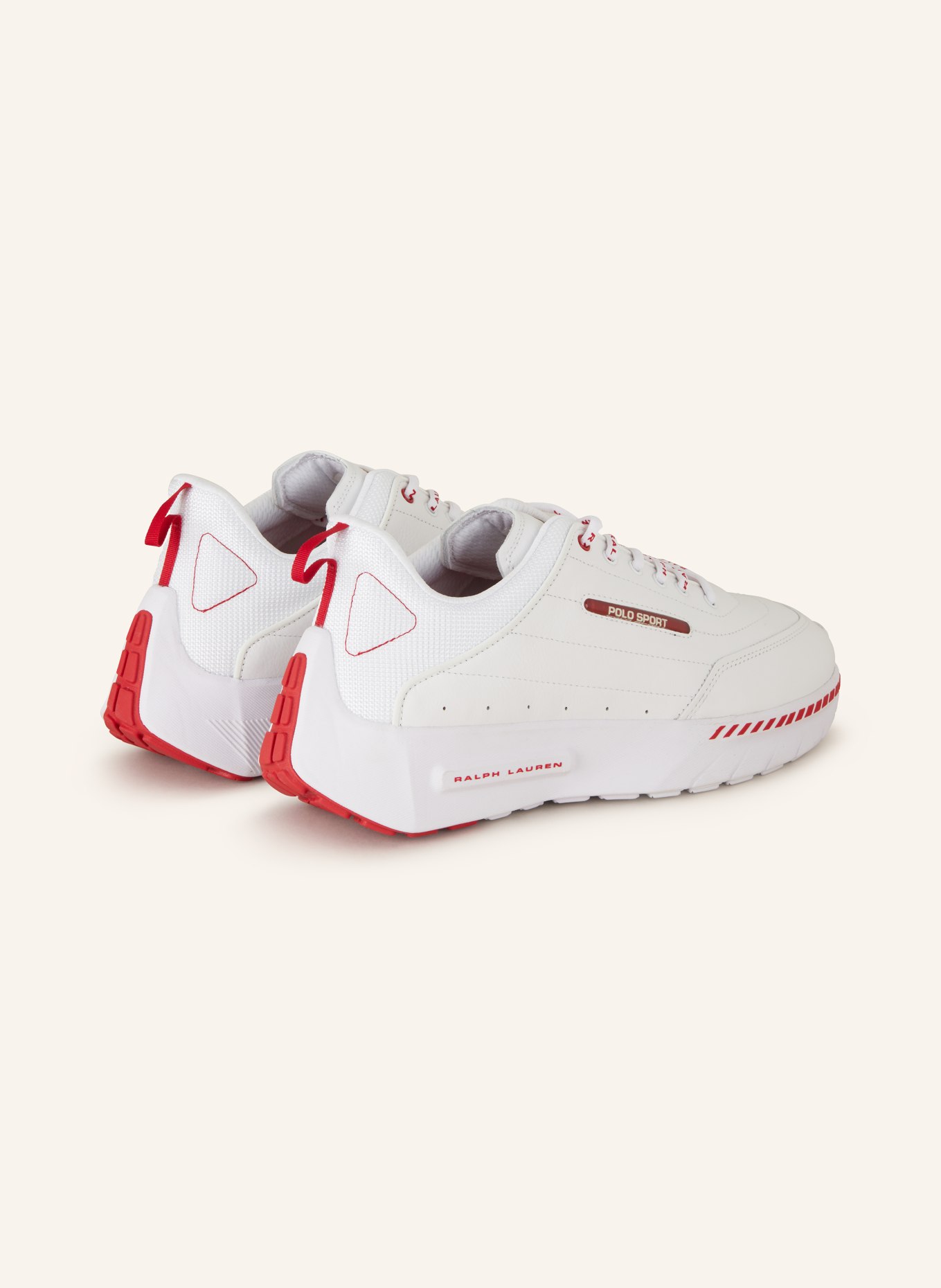 POLO SPORT Sneakers, Color: WHITE/ RED (Image 2)