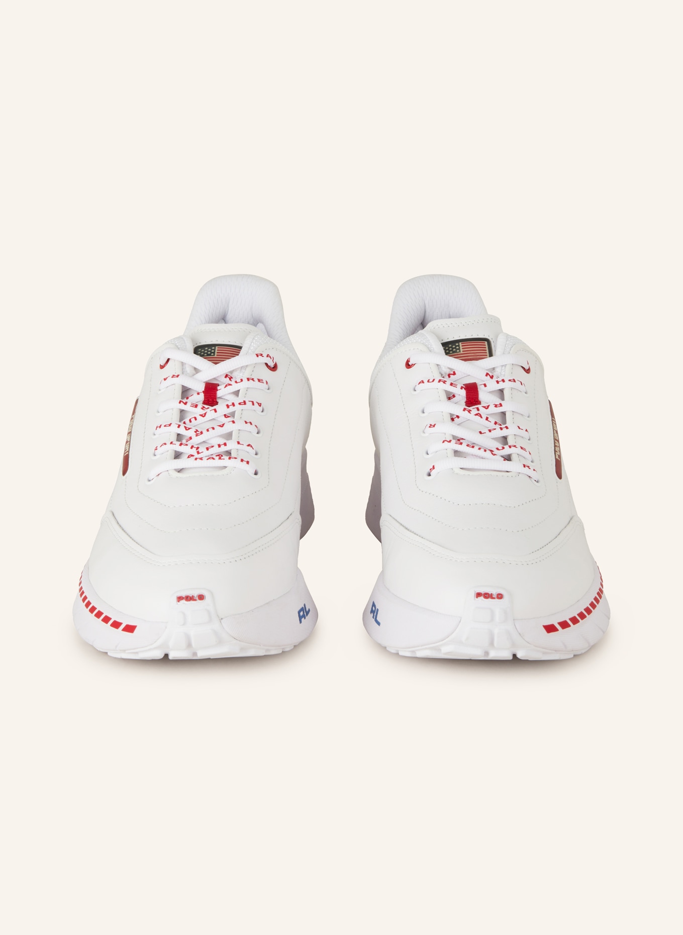 POLO SPORT Sneakers, Color: WHITE/ RED (Image 3)