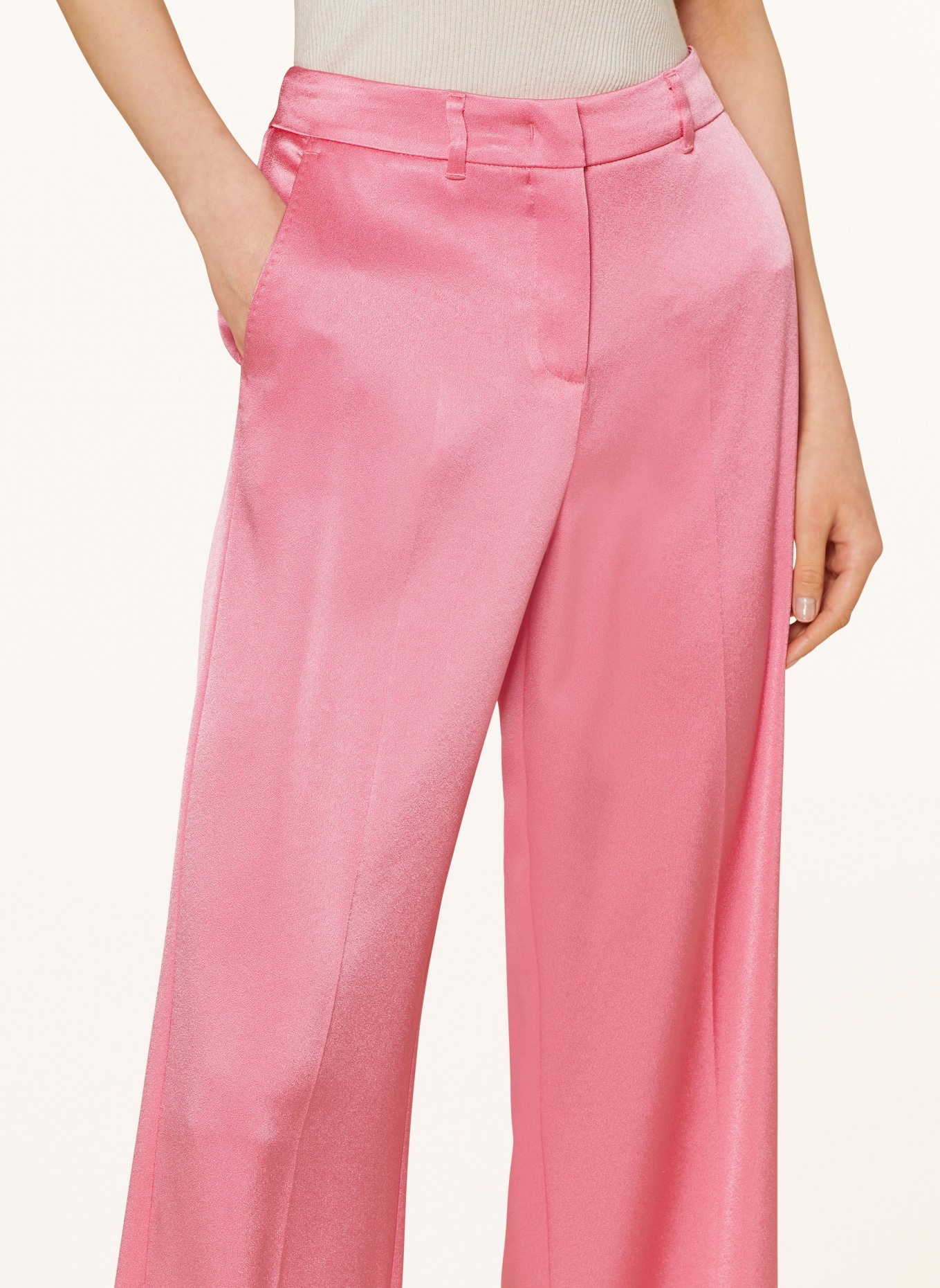 MARELLA Wide leg trousers RITA, Color: 005 deep rose (Image 5)