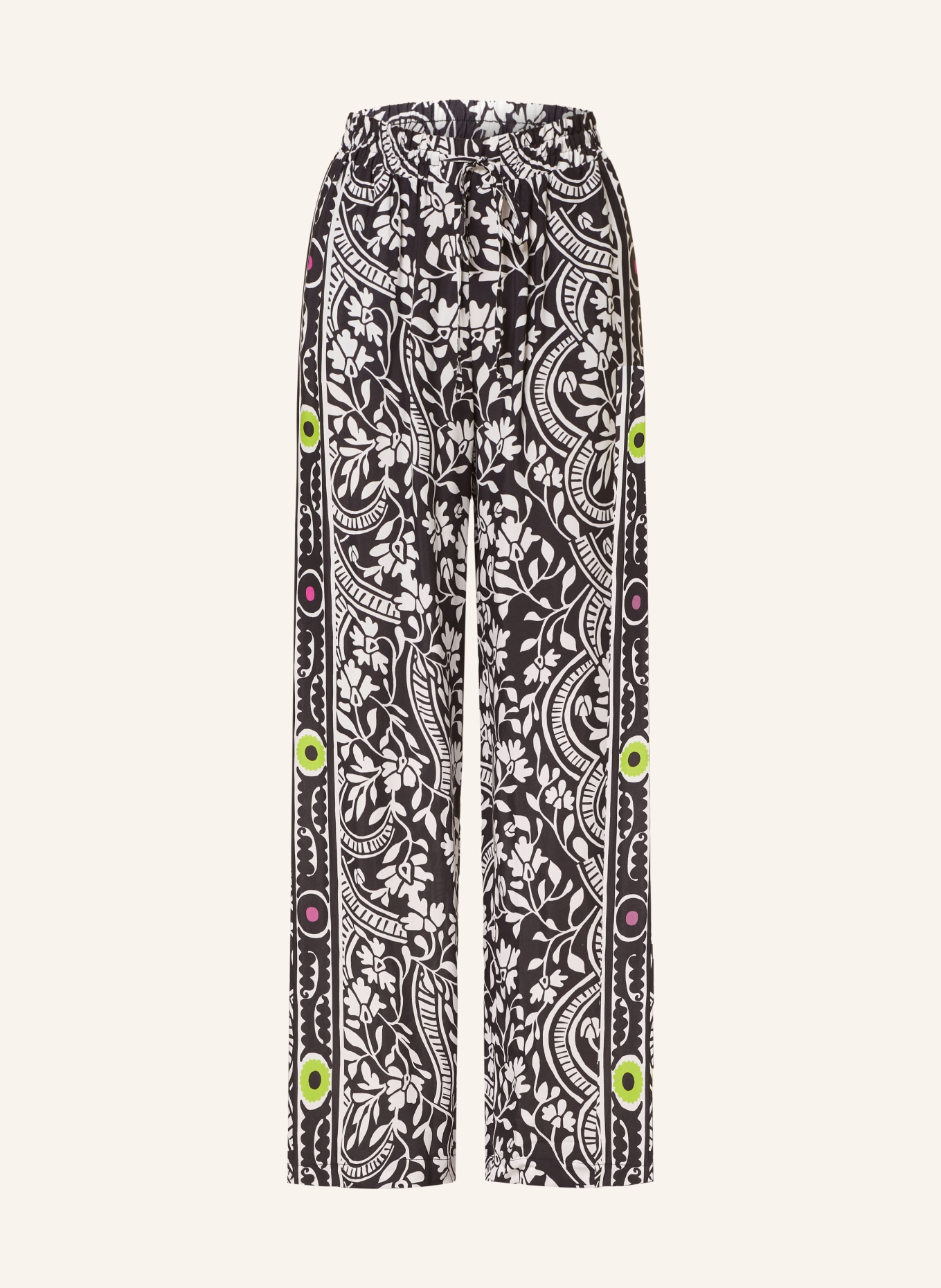 darling harbour Trousers, Color: SCHWARZ/WEISS (Image 1)
