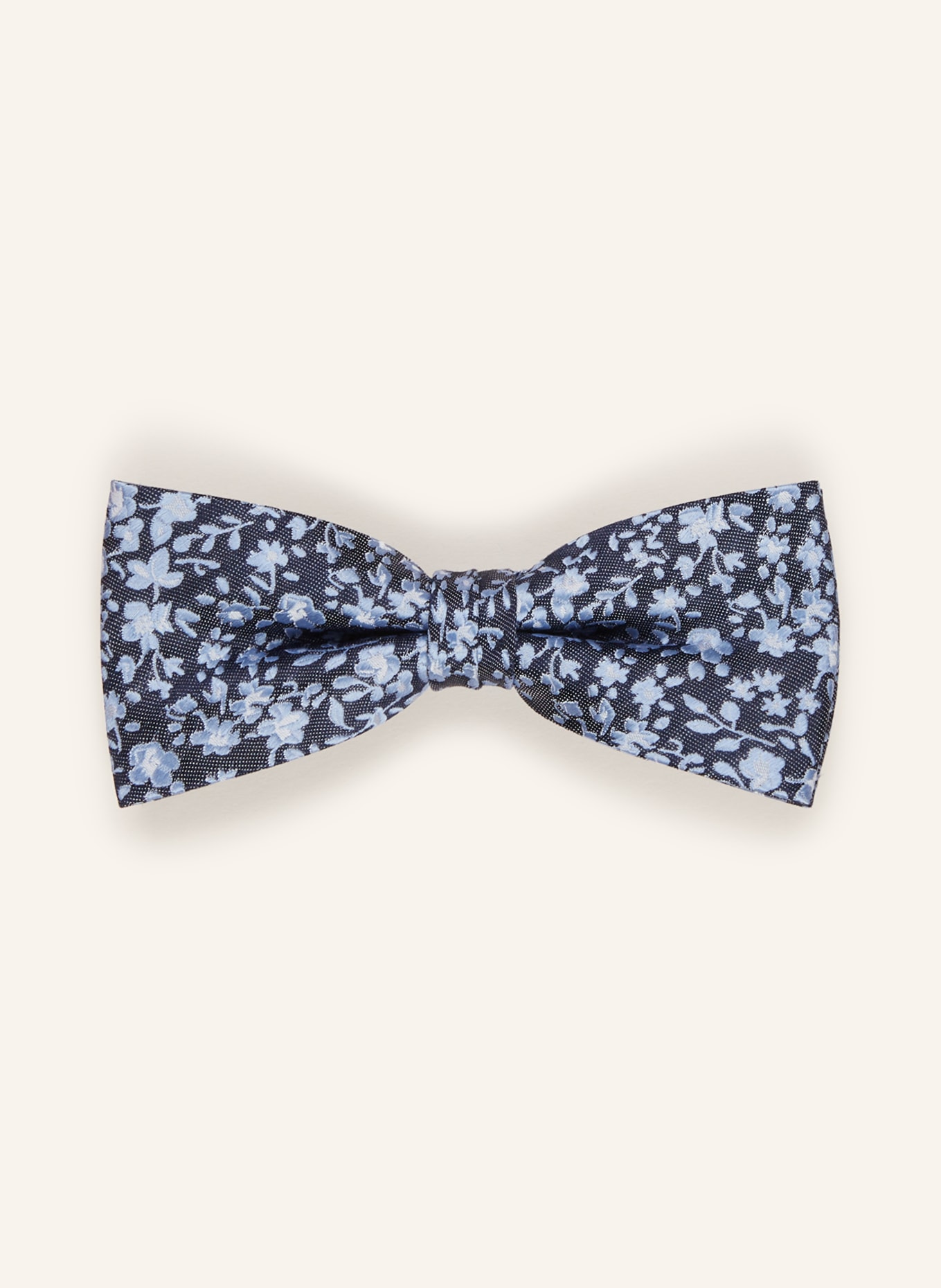 MONTI Set: Fliege und Einstecktuch: DUNKELBLAU / HELLBLAU