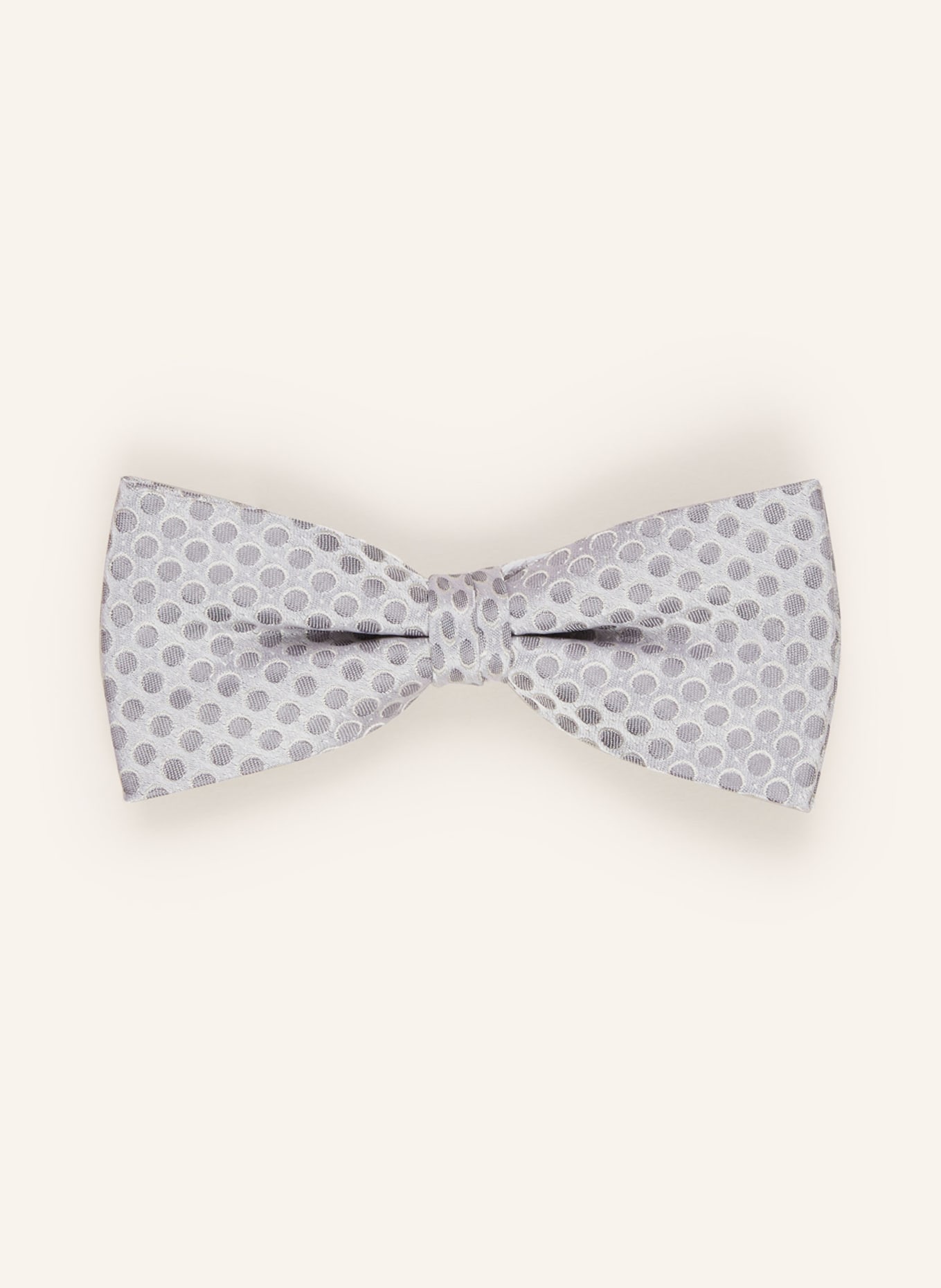 MONTI Set: Bow tie and pocket square, Color: TAUPE/ LIGHT BLUE/ WHITE (Image 2)