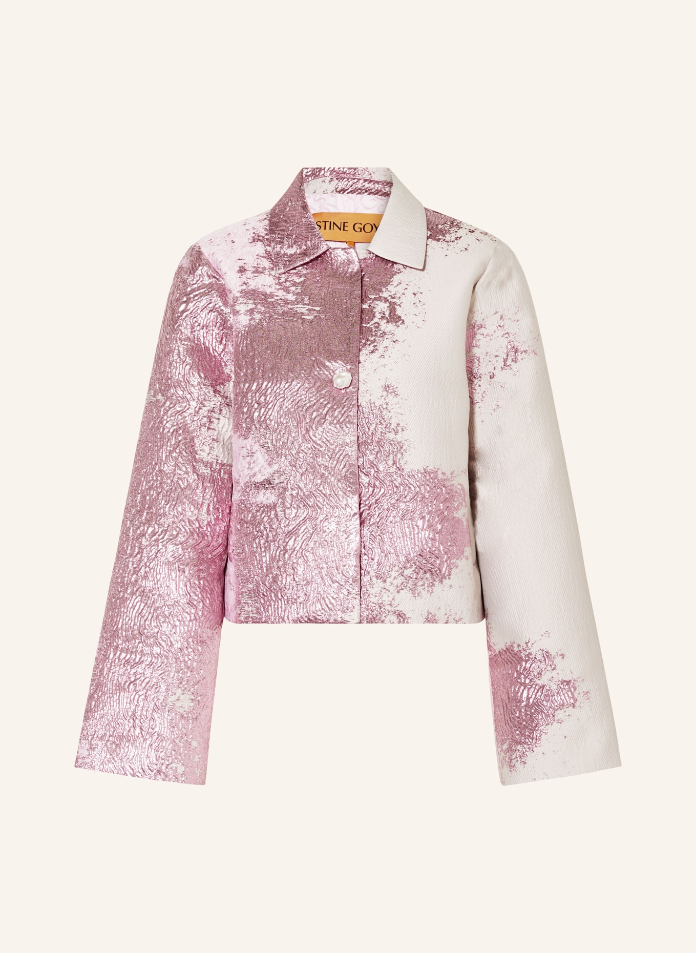 STINE GOYA Boxy jacket KIANA, Color: ROSE/ PINK (Image 1)
