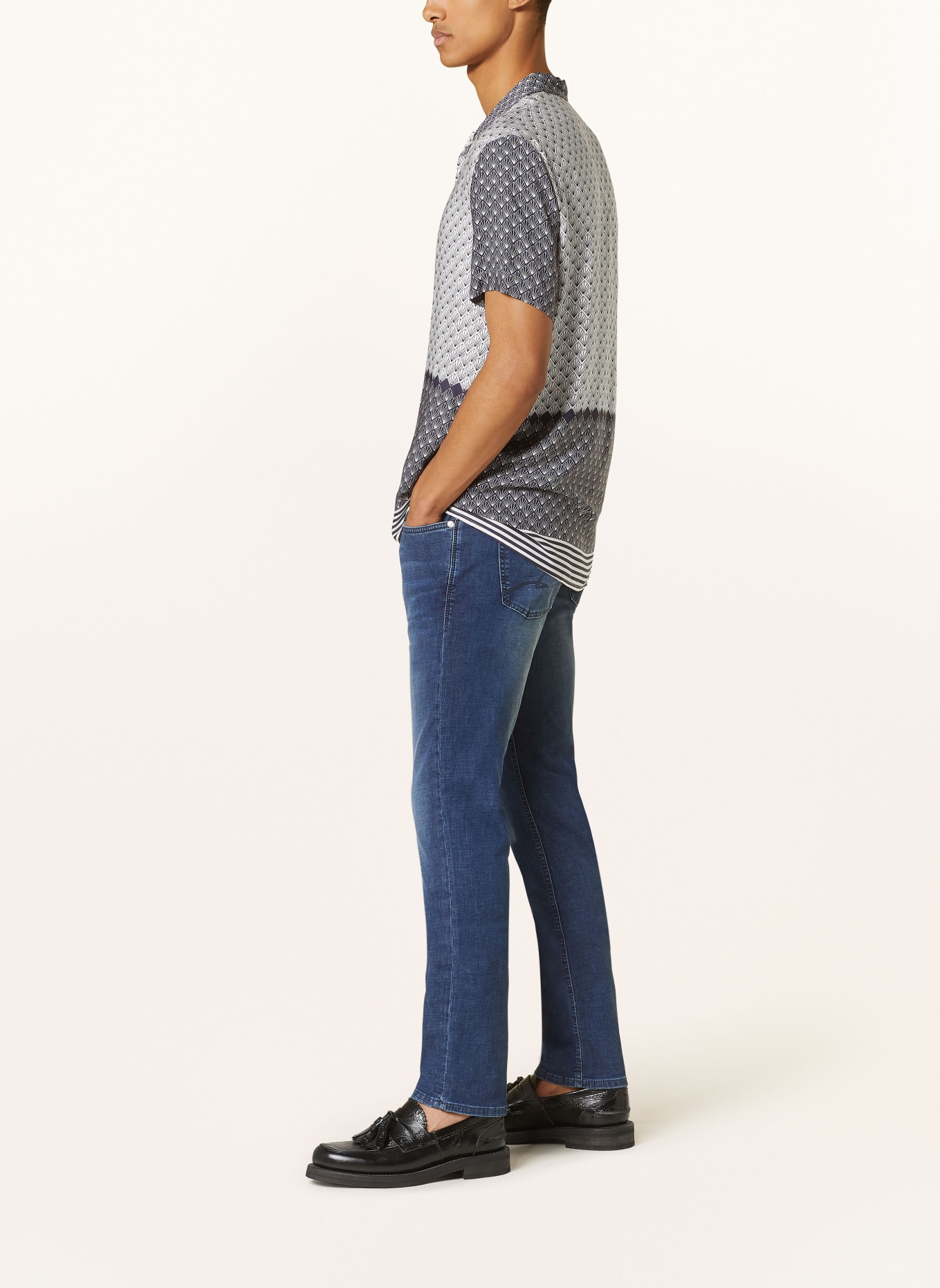 BALDESSARINI Jeans Regular Fit, Farbe: 6815 dark blue used whisker (Bild 4)