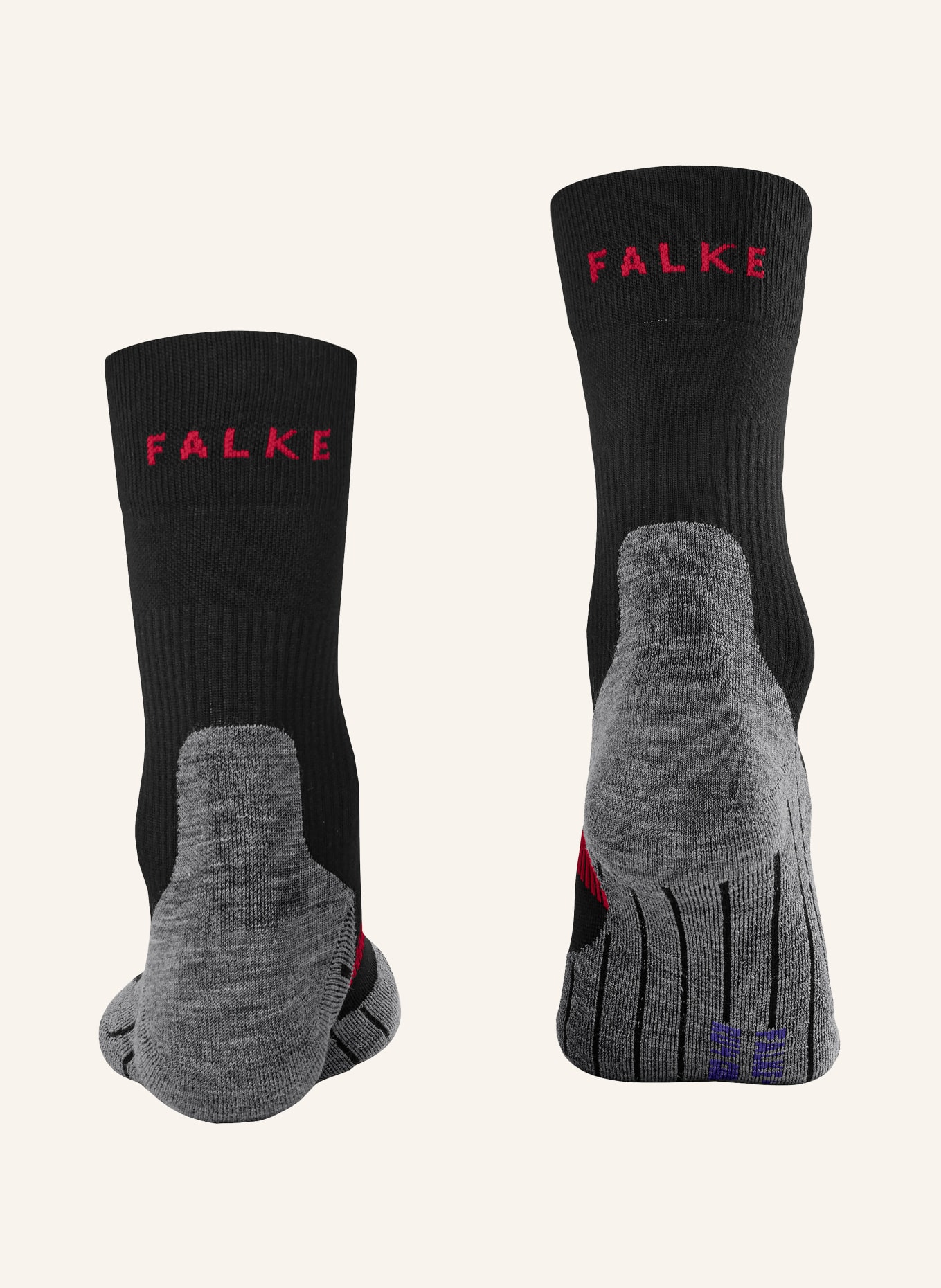 FALKE Běžecké ponožky RU4 ENDURANCE COOL, Barva: 3008 BLACK (Obrázek 2)