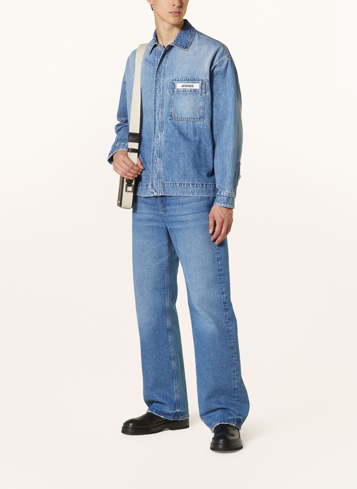JACQUEMUS Jeans-Overshirt LA CHEMISE DE NIMES, Farbe: BLAU (Bild 2)