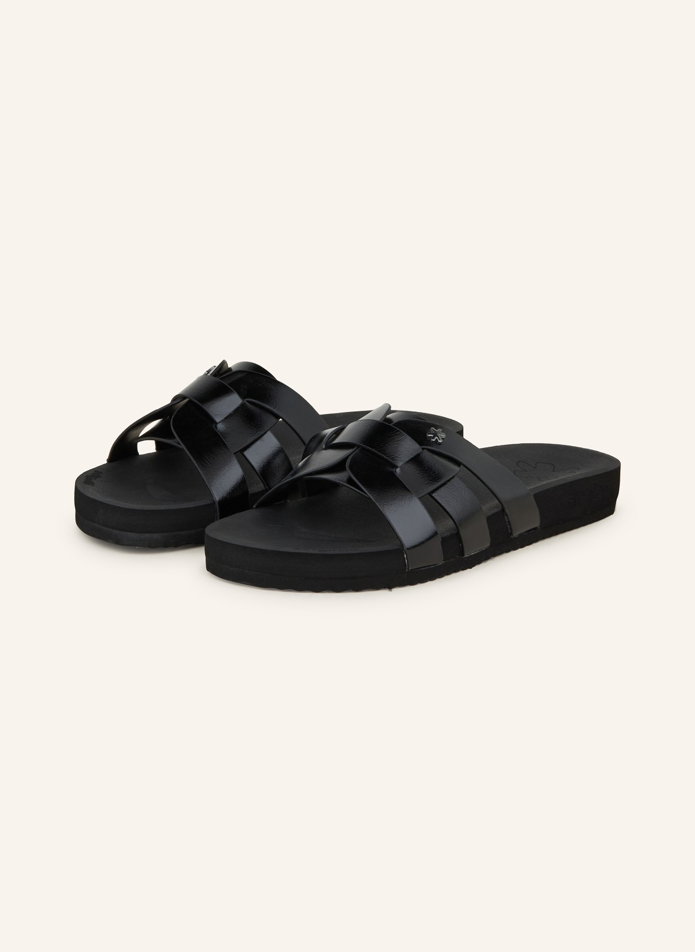 flip*flop Pantoletten TOSCANY: SCHWARZ