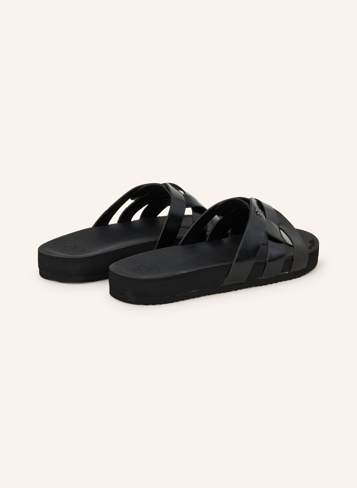 flip*flop Pantoletten TOSCANY: SCHWARZ