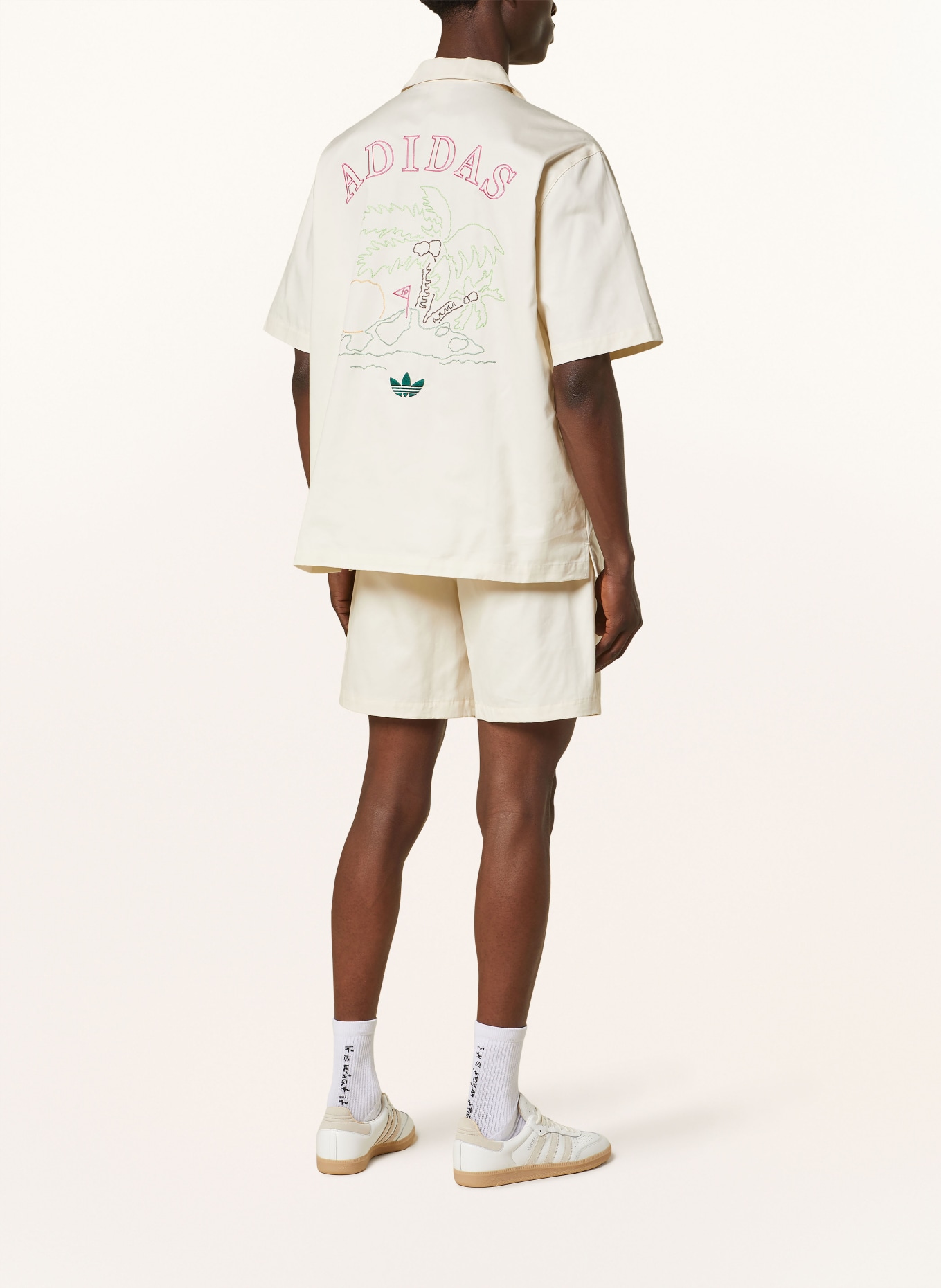 adidas Originals Koszula z klapami ORIGINALS LEISURE LEAGUE GROUNDSKEEPER, Kolor: KREMOWY (Obrazek 2)