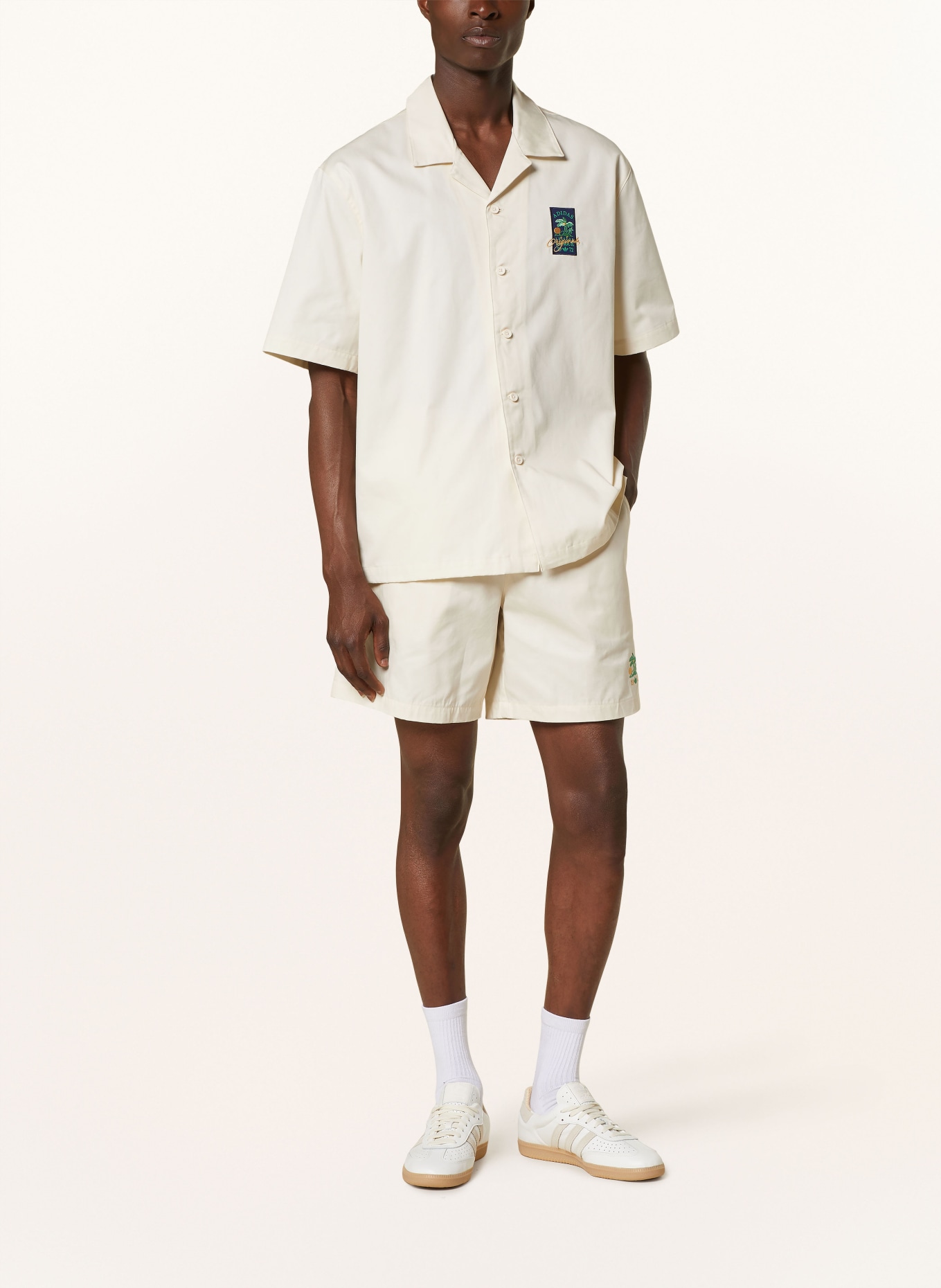 adidas Originals Koszula z klapami ORIGINALS LEISURE LEAGUE GROUNDSKEEPER, Kolor: KREMOWY (Obrazek 3)