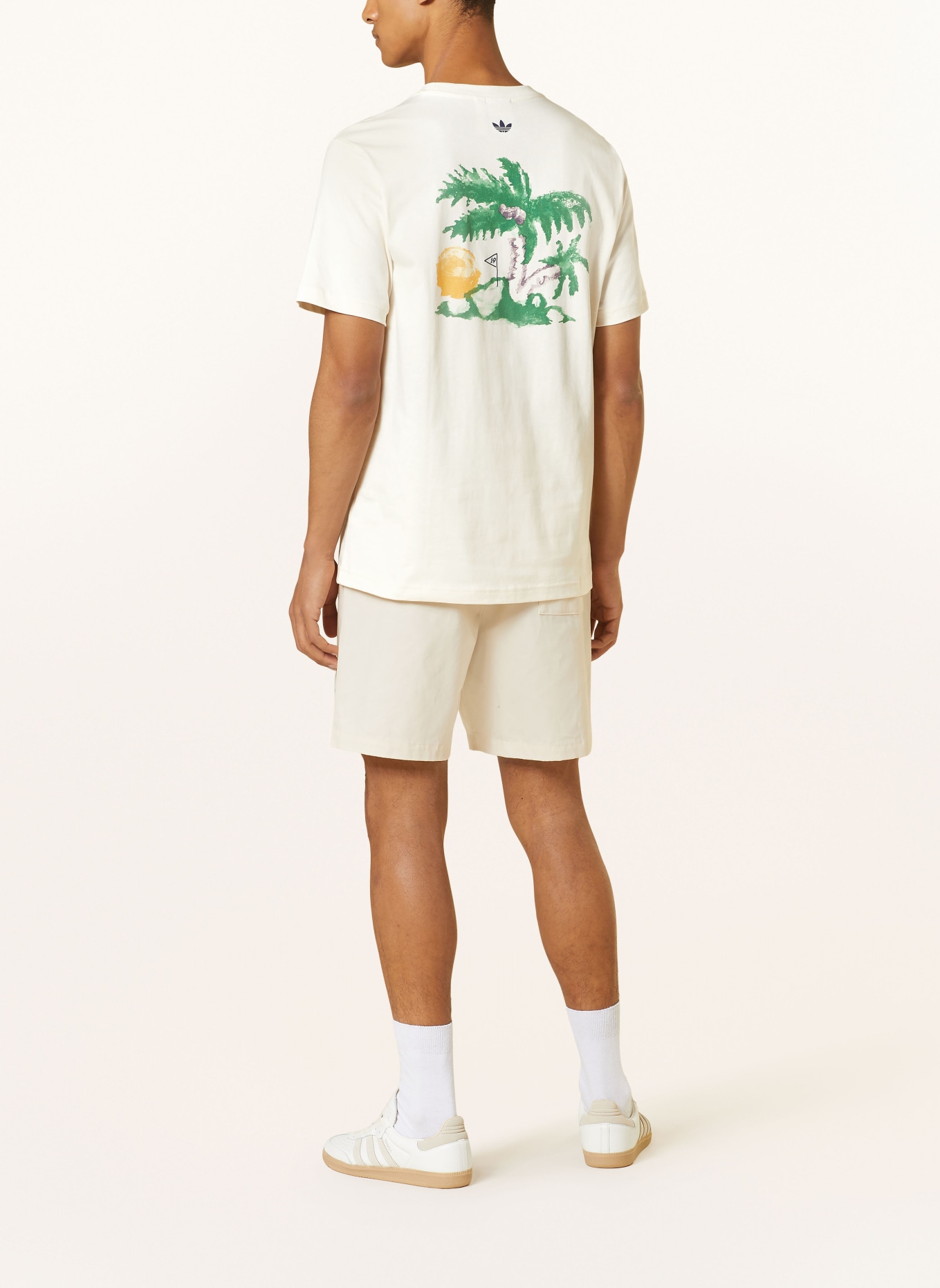 adidas Originals T-shirt, Kolor: KREMOWY/ ZIELONY/ POMARAŃCZOWY (Obrazek 2)