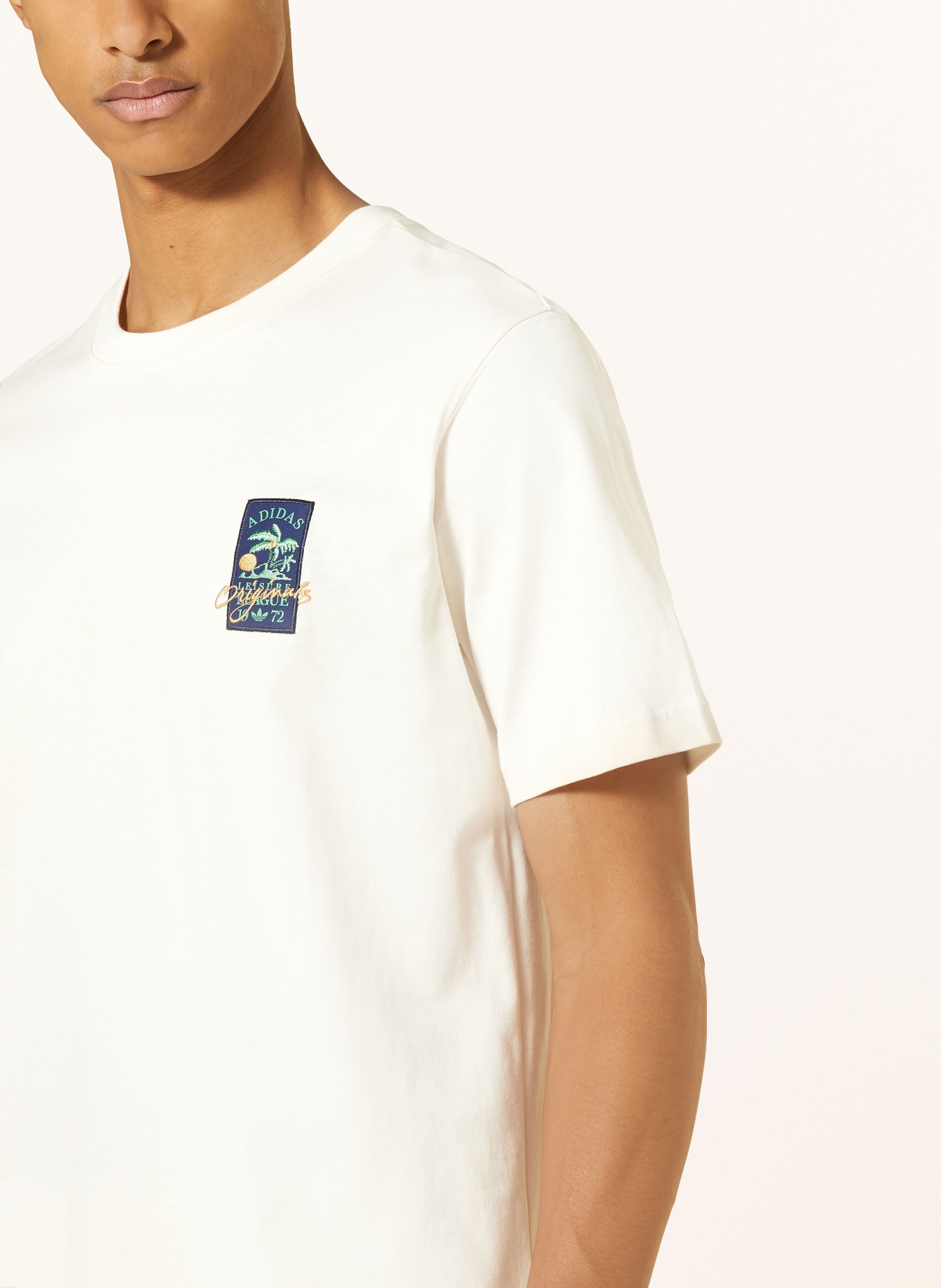 adidas Originals T-shirt, Kolor: KREMOWY/ ZIELONY/ POMARAŃCZOWY (Obrazek 4)