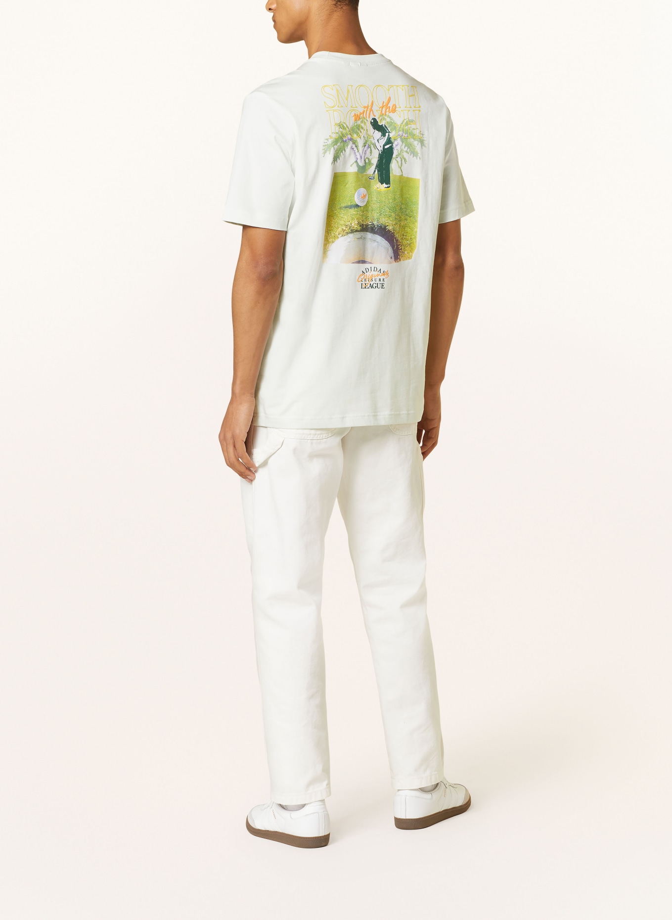 adidas Originals T-shirt ORIGINALS LEISURE LEAGUE, Kolor: MIĘTOWY (Obrazek 2)