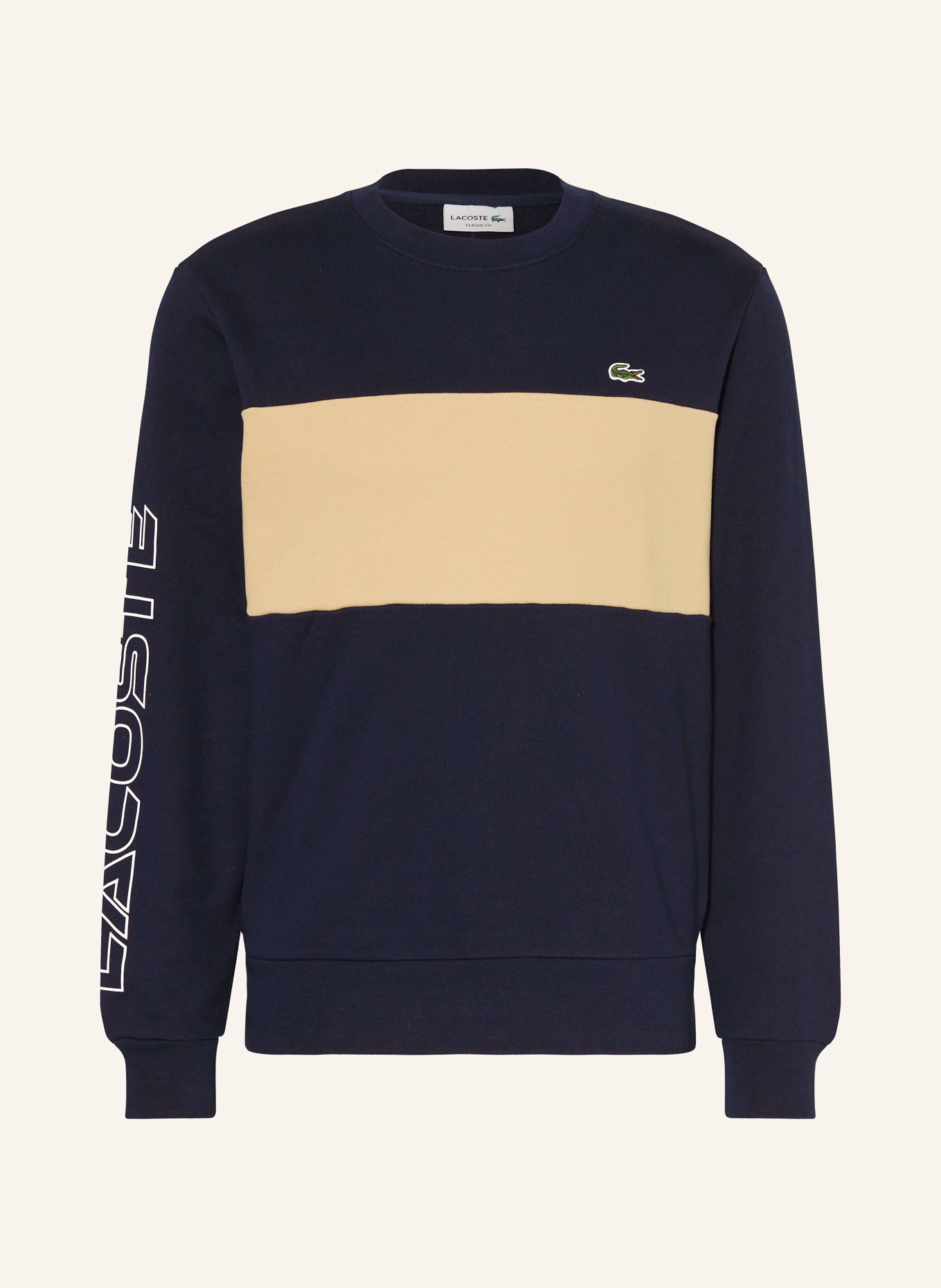 LACOSTE Sweatshirt, Farbe: DUNKELBLAU/ BEIGE (Bild 1)