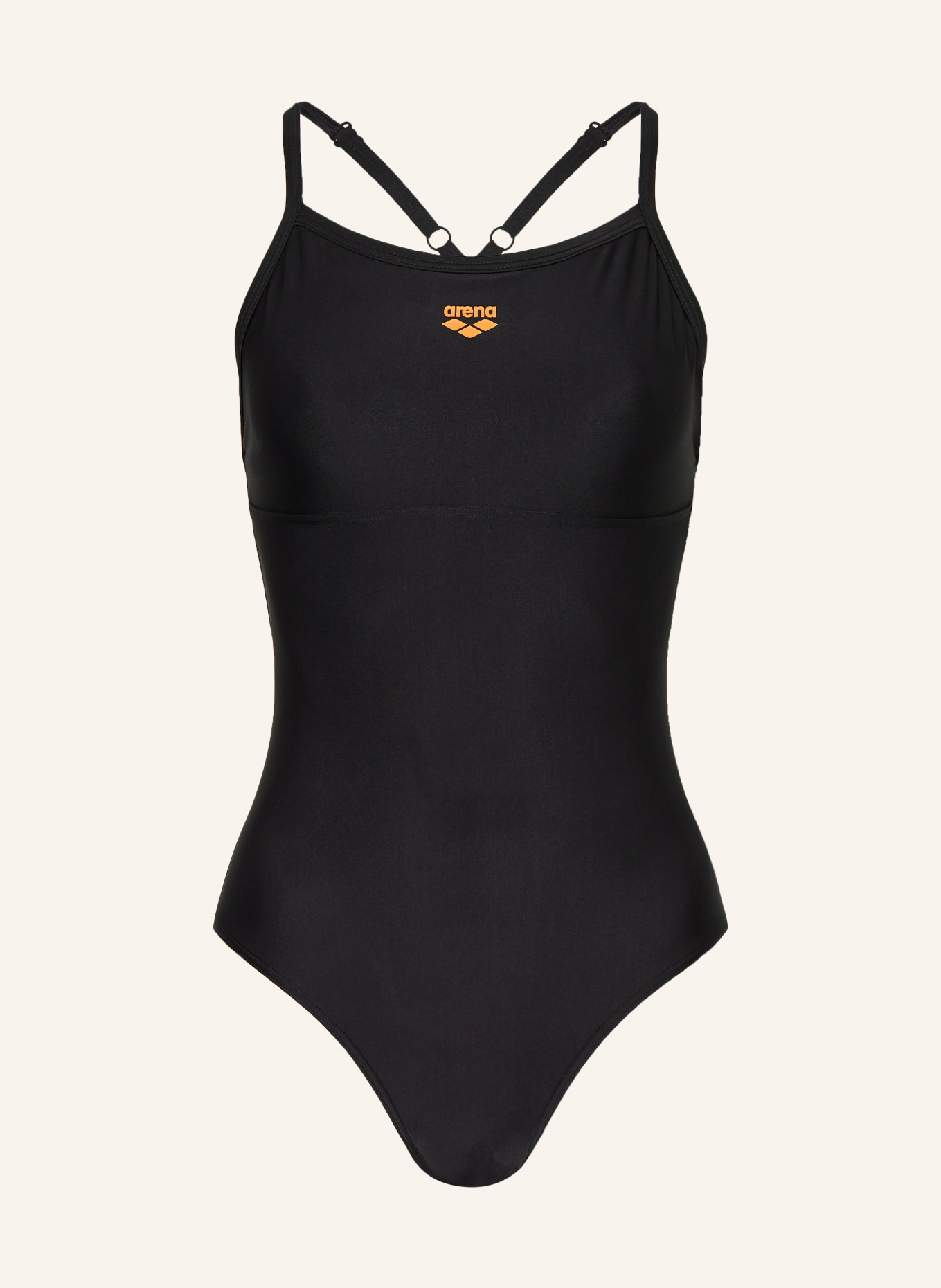 arena Swimsuit LIGHTDROP-BACK with UV protection 50+, Color: BLACK (Image 1)